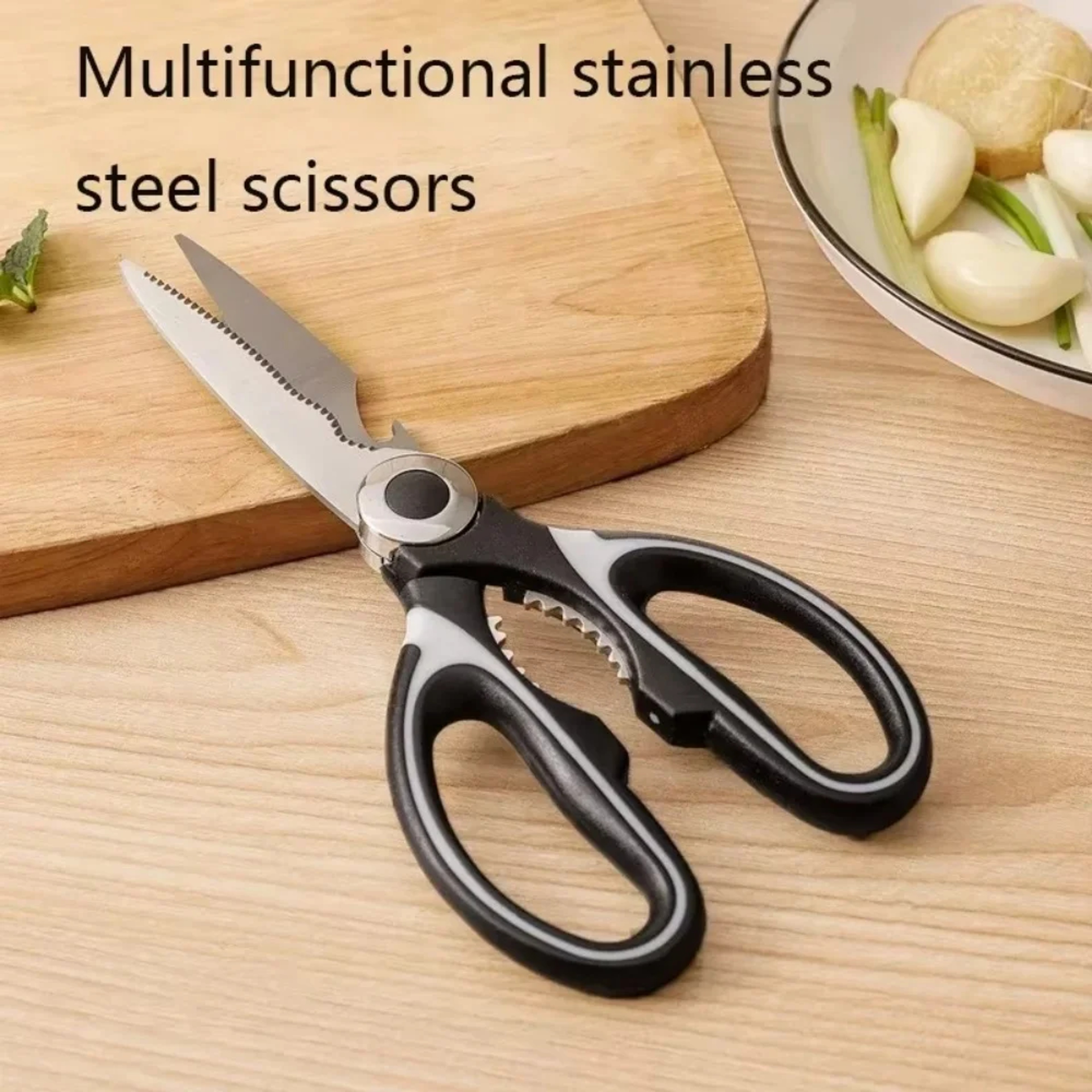 Stainless Steel Kitchen Shears For Poultry Fish  Bone Cut 0