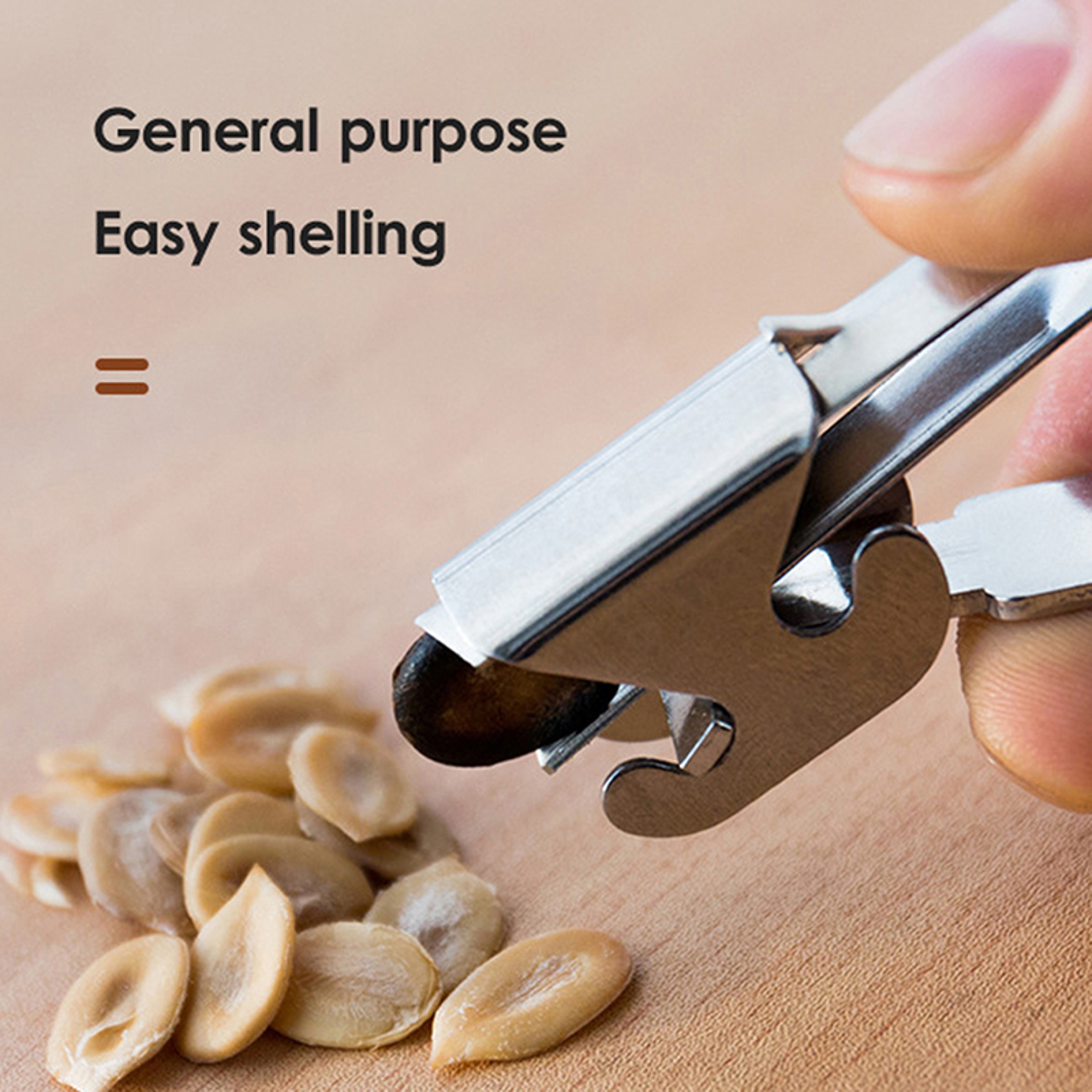 Premium Stainless Steel Melon Seed Peeler  Peanut Sheller Easy Nut Cracking Tool For Fast Effortles 1