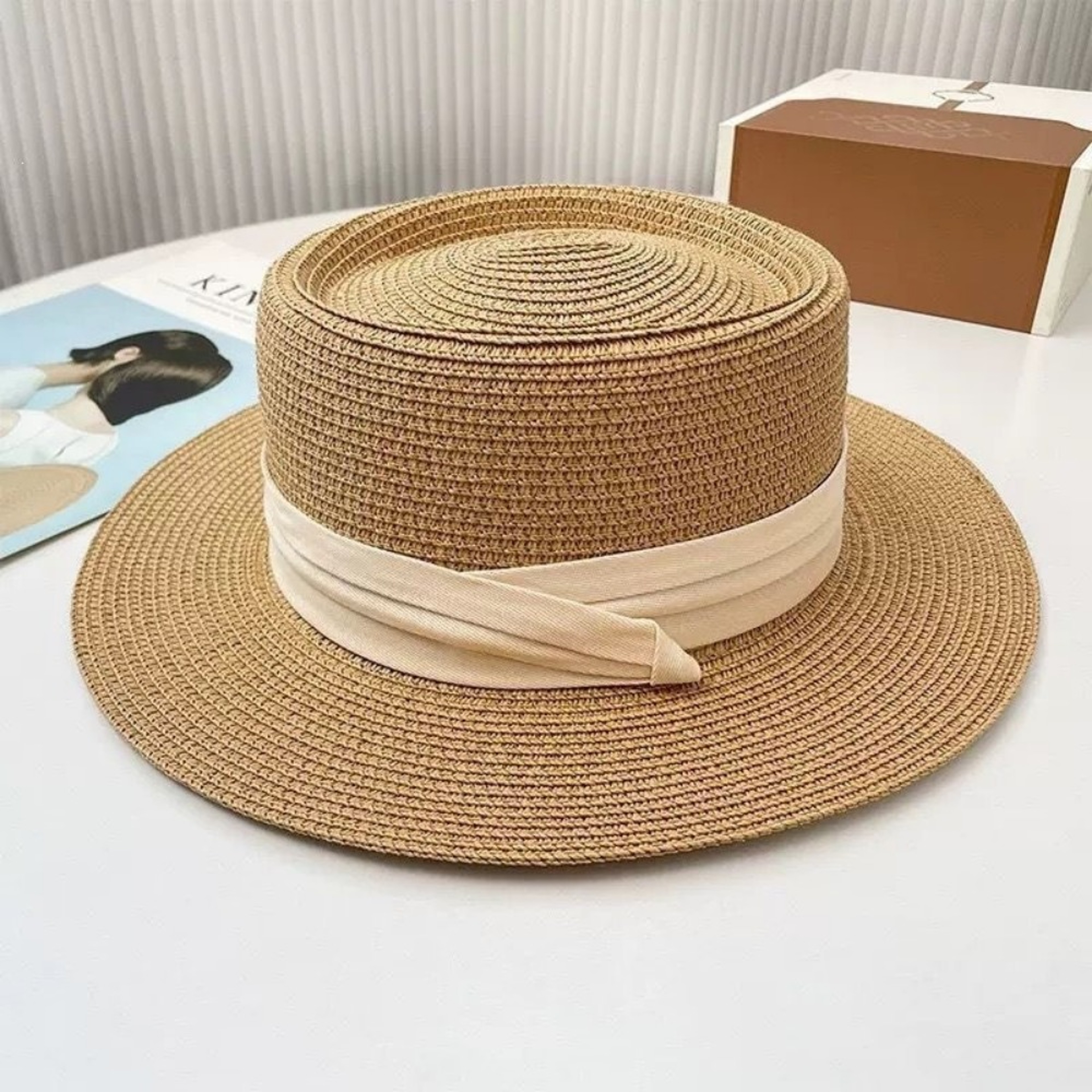 SunShield Wide Brim Panama Straw Hat Lightweight Beach Sun Hat For Travel  Summer Adventures 1