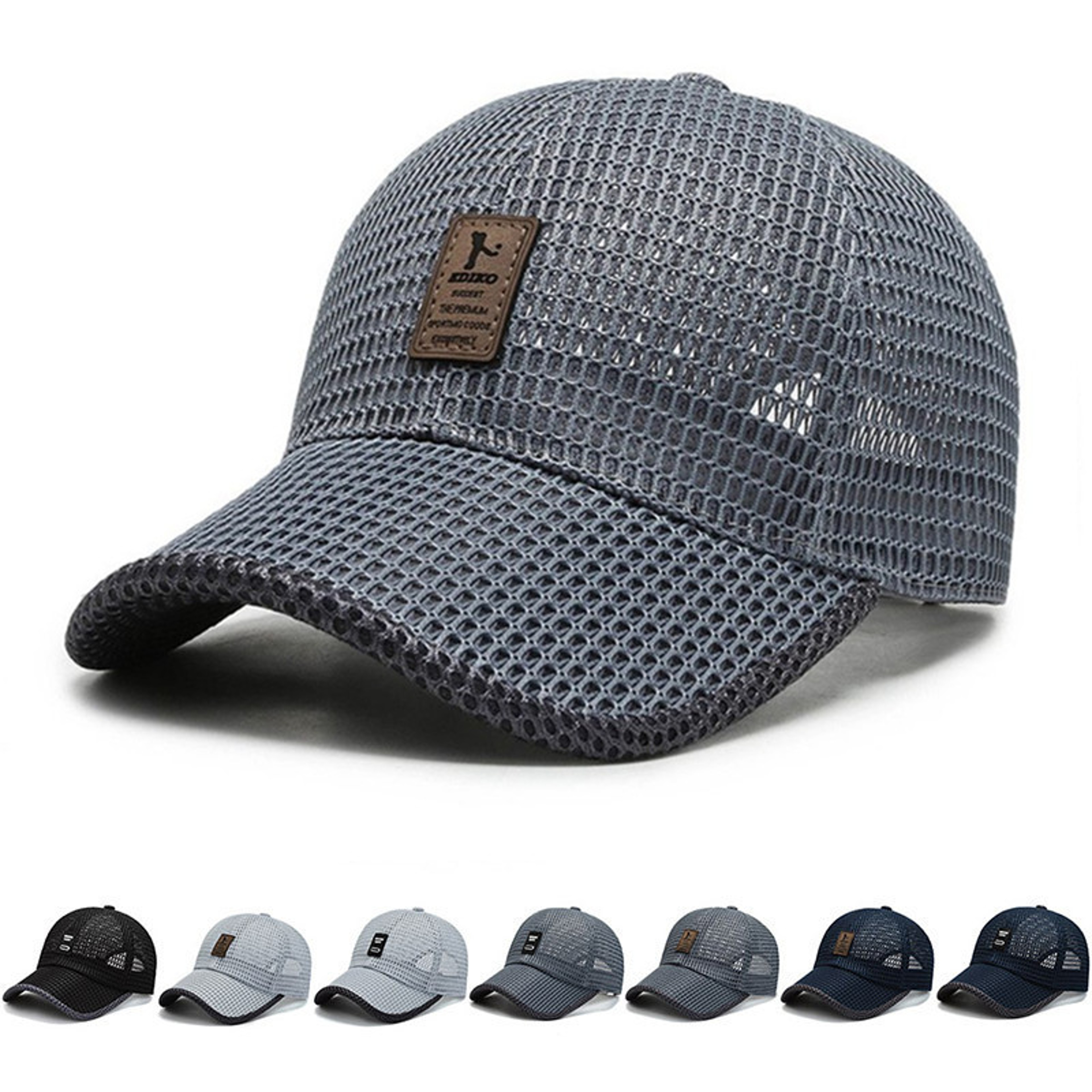 Men Women Breathable Mesh Sun Hat Quick Dry Baseball Cap With UV Protection For Summer Outdoor Spor 0