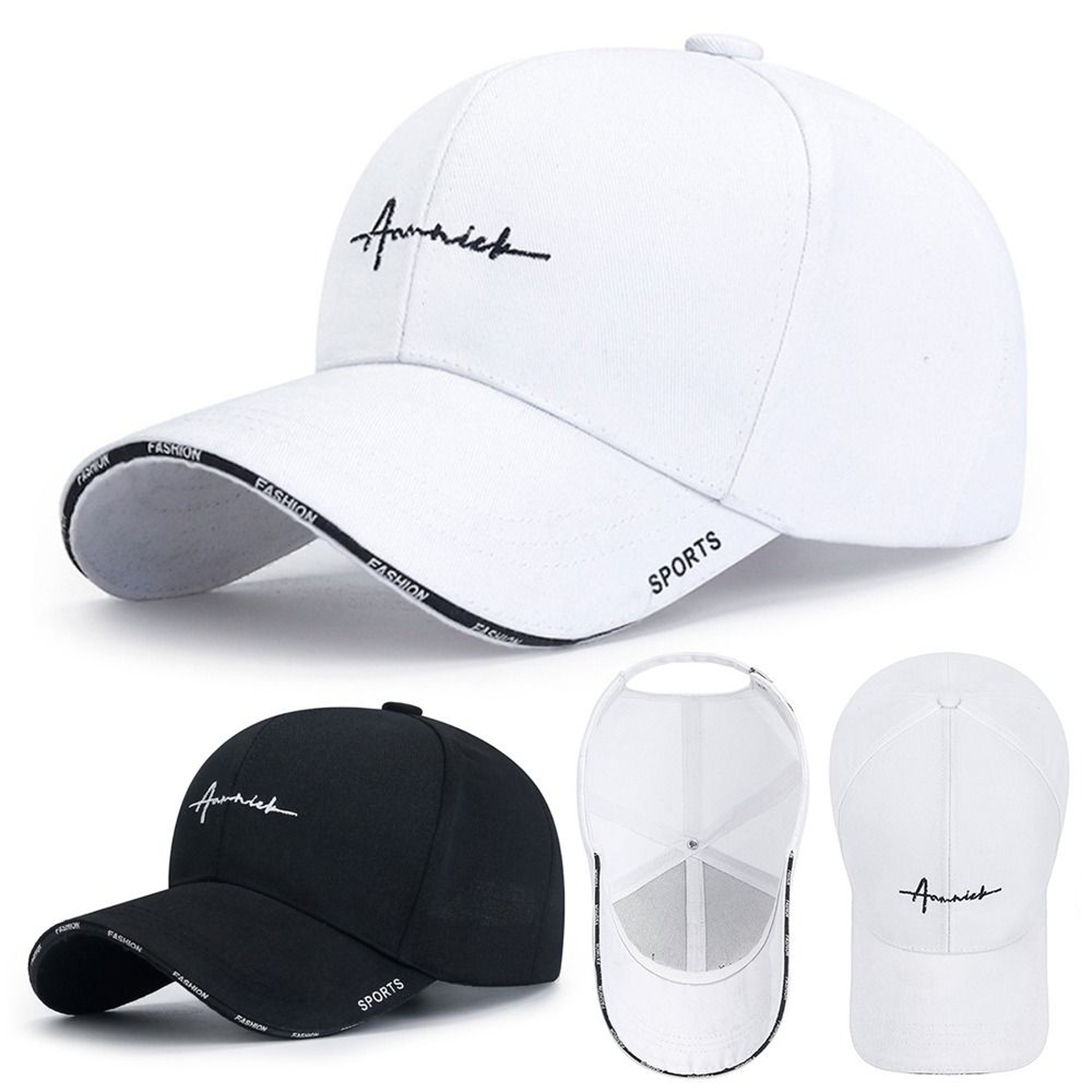 BreathEase Cotton Baseball Sun Hat Breathable Adjustable Sun Hat With UV Protection For Outdoor Day 0