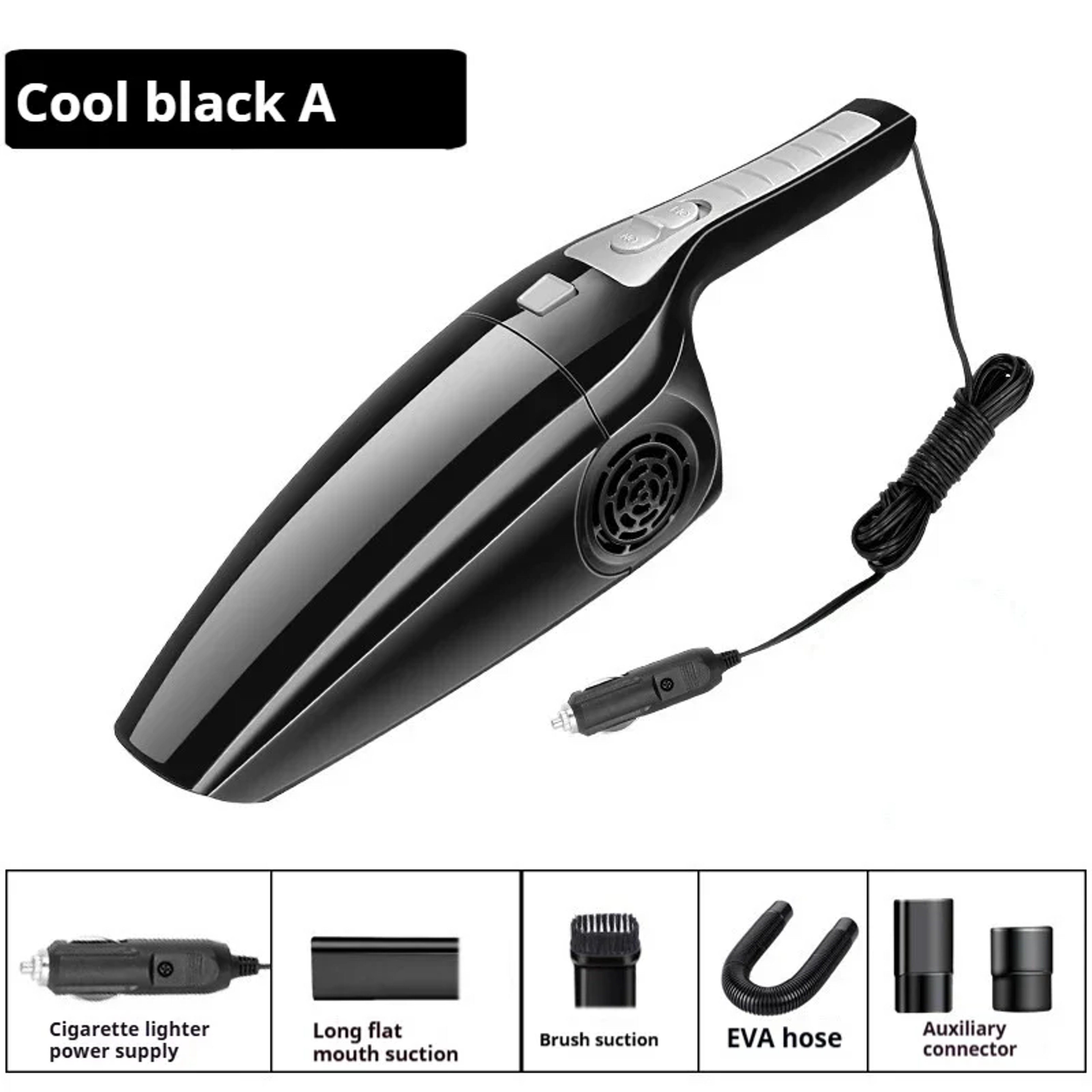 PowerDrive Handheld Auto Vacuum Cleaner High Suction Mini Car  Home Cleaning Tool 0
