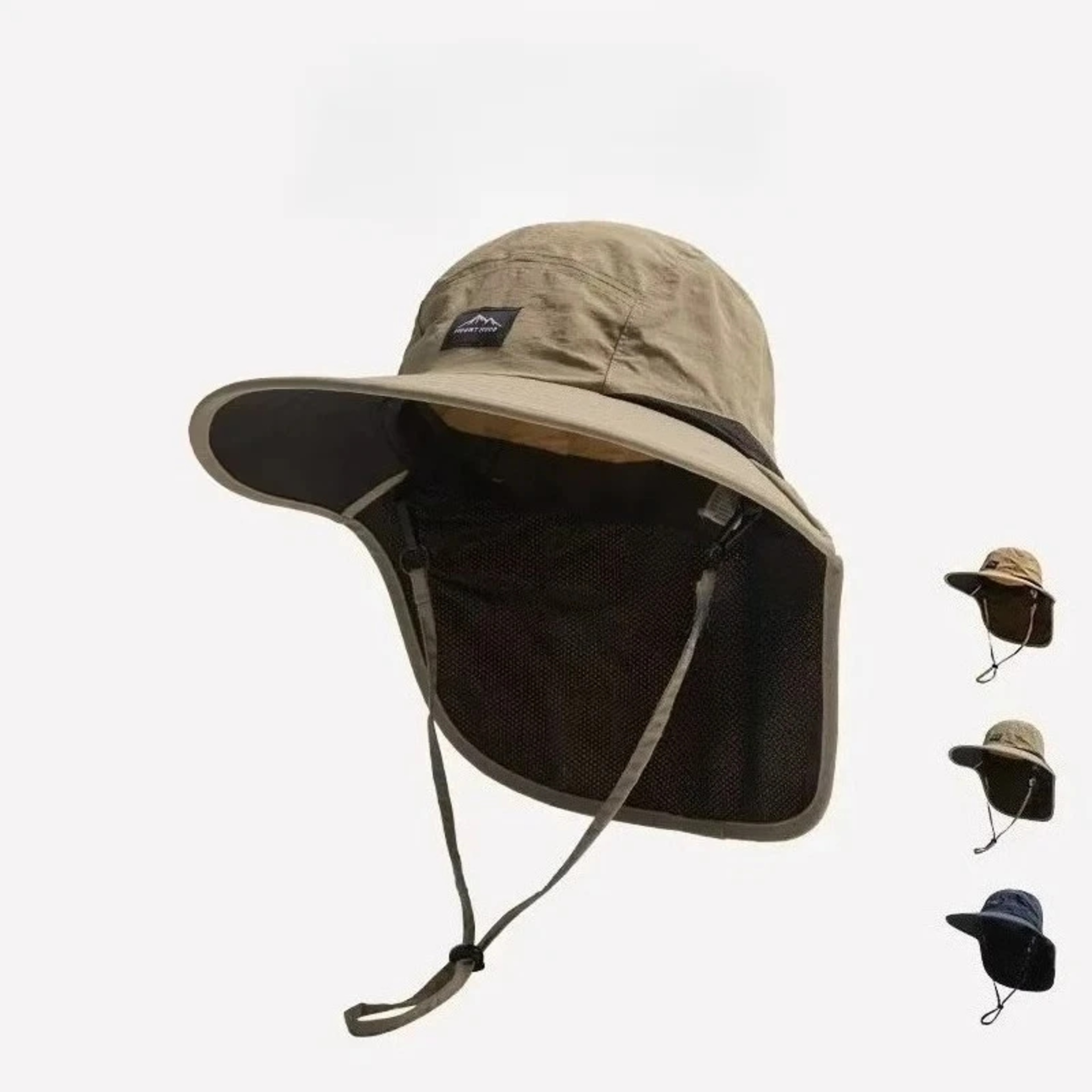 Unisex Outdoor Quick Dry Fishing Sun Hat With Neck Flap  UPF Protection 1
