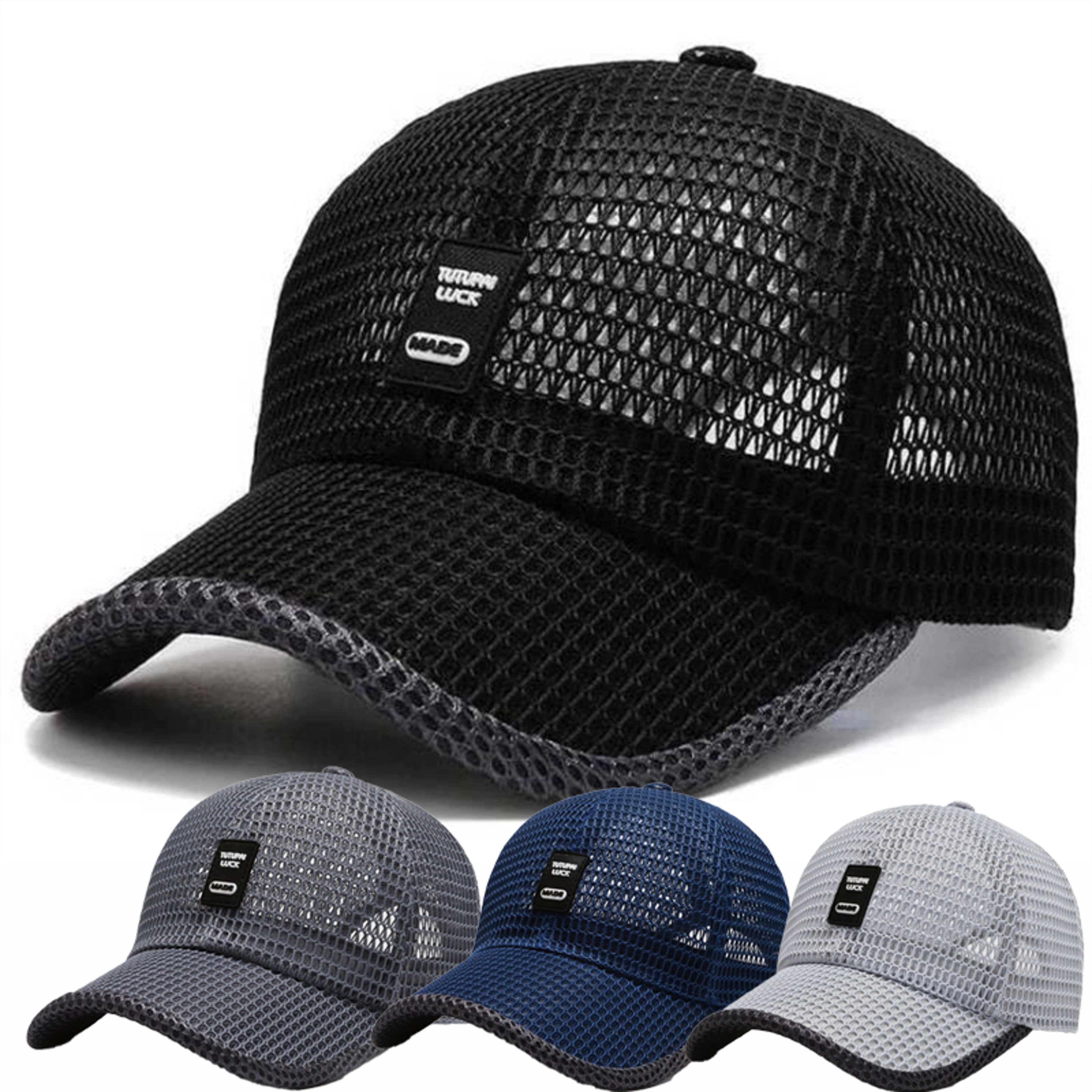 CoolVent Mesh Snapback Cap Breathable Baseball Cap For Outdoor Fishing  Summer Adventures 0