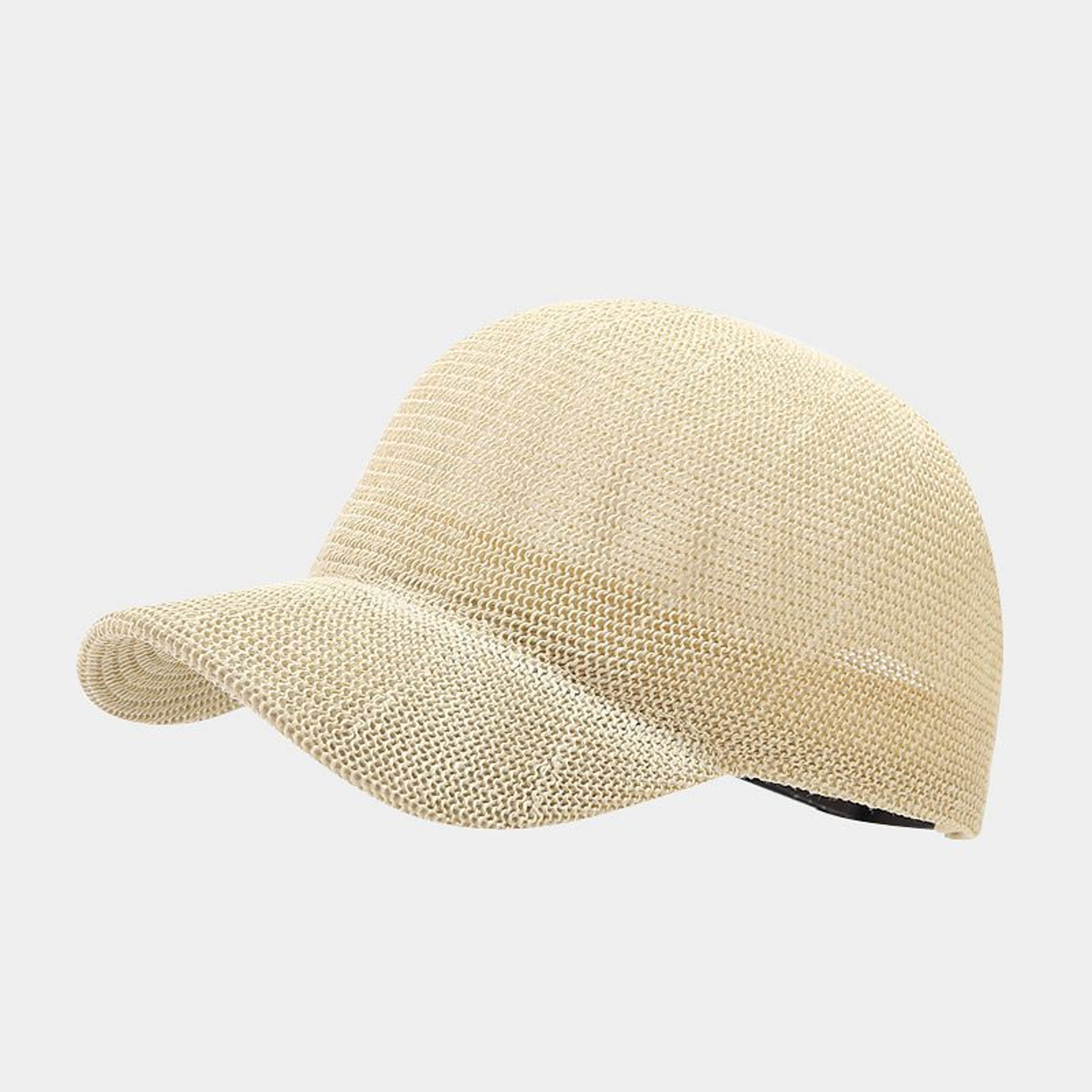 BreezeShield Adjustable Straw Baseball Cap Breathable Summer Sun Hat For Beach  Outdoor Wear 0