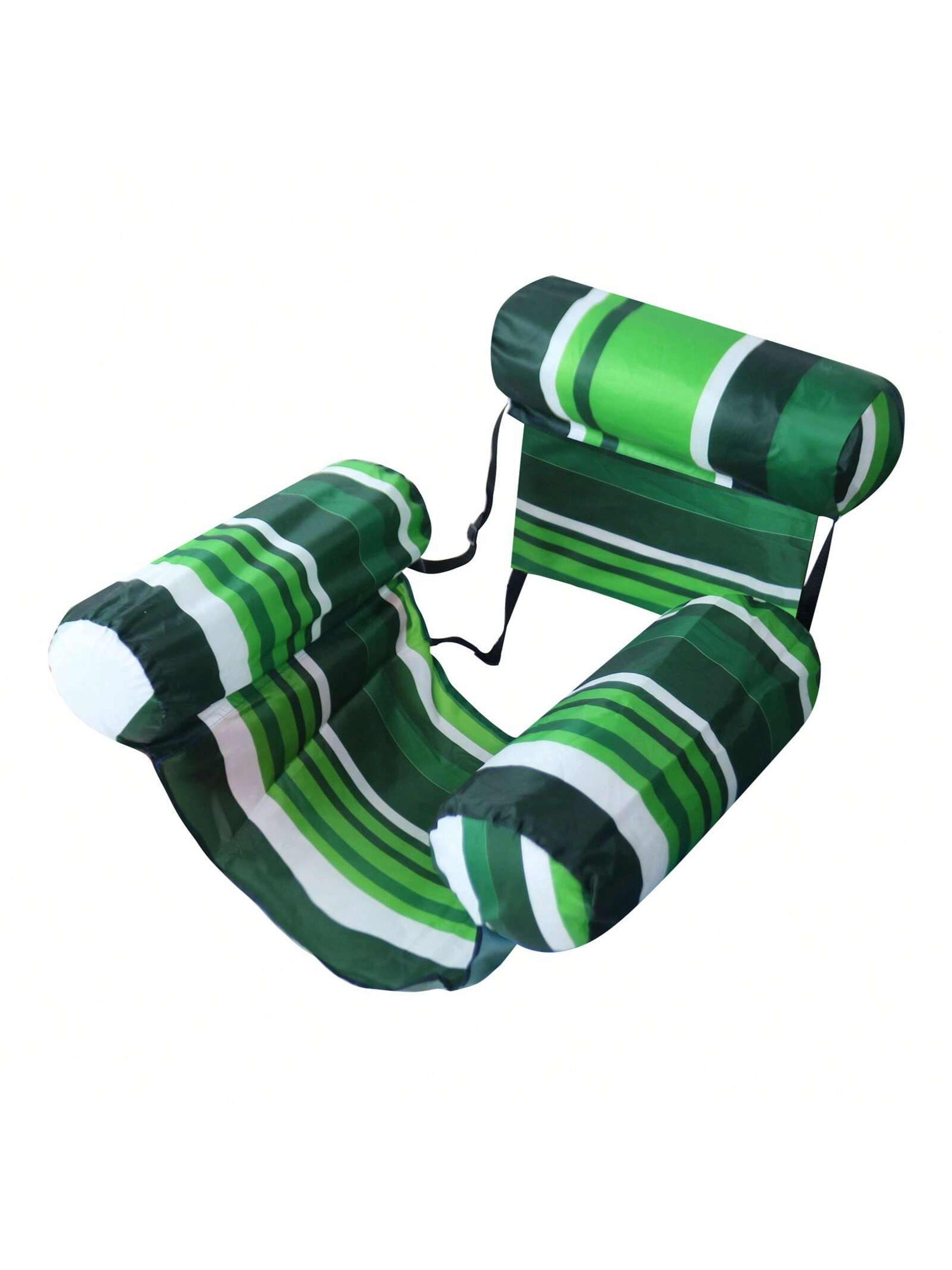 AquaComfort Inflatable Water Hammock Pool Float With Armrests For Adults 3