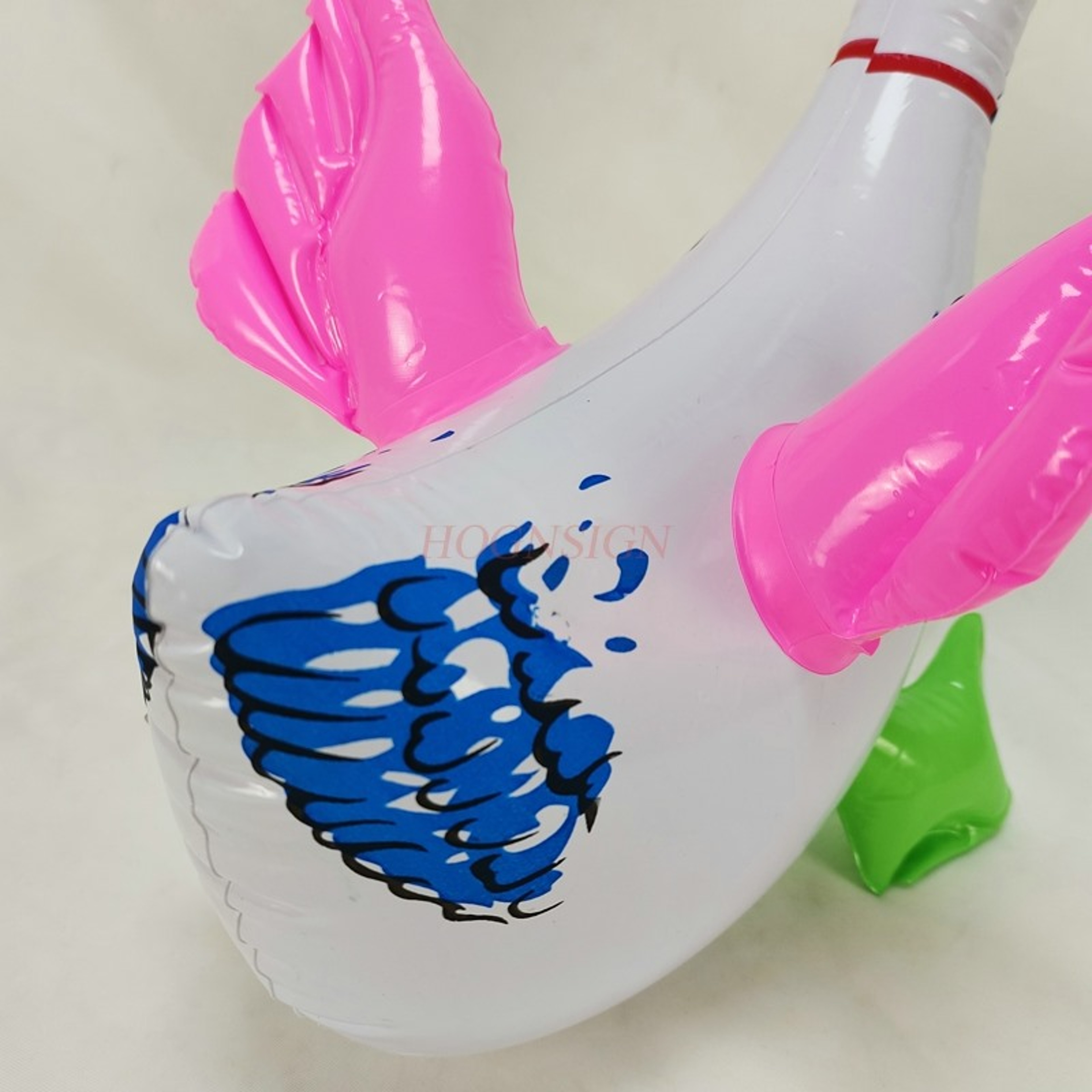 Inflatable Duck Punching Bag  Pool Float PVC Water Play Toy For Kids Outdoor Fun 2