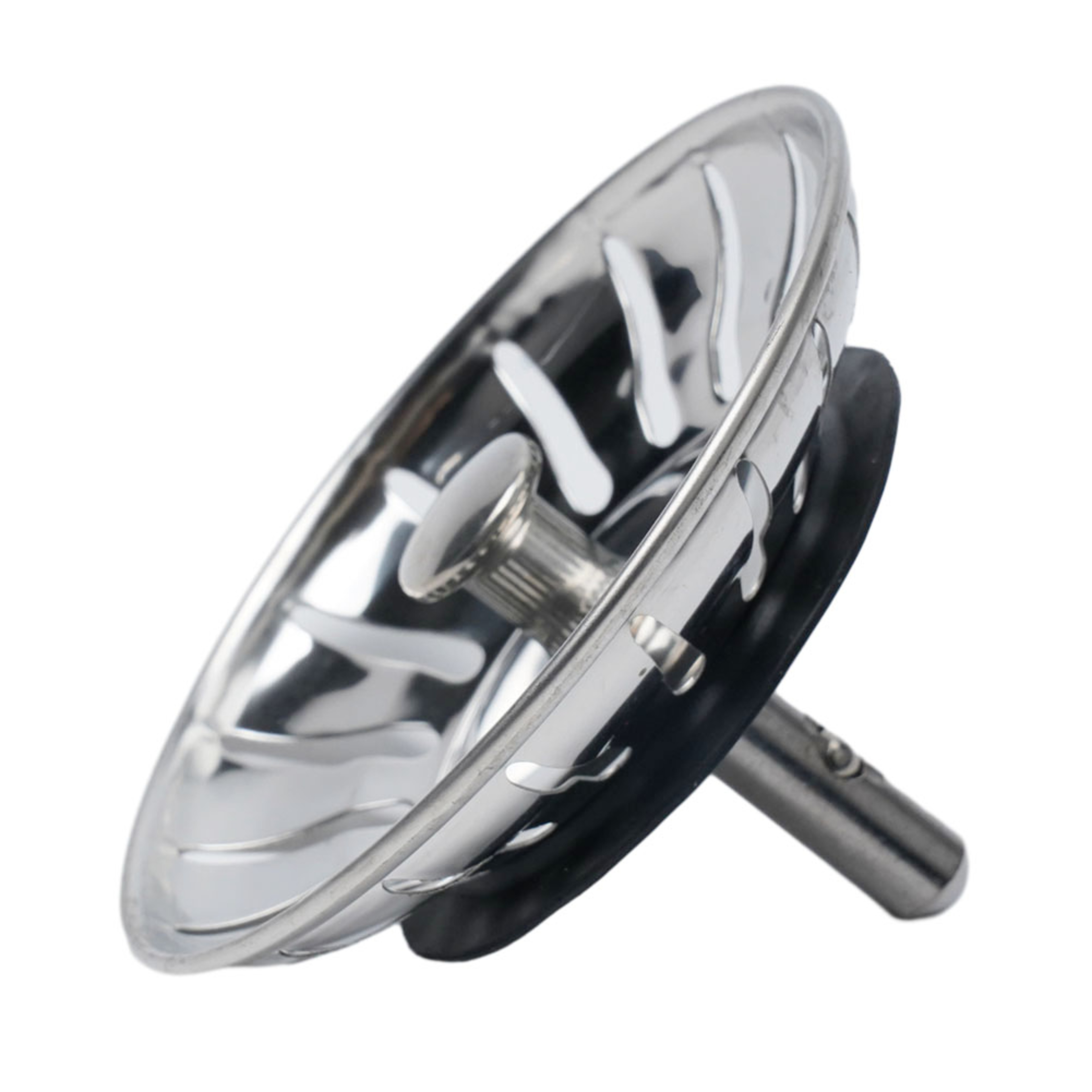 Stainless Steel Sink Strainer & Drain Plug Kitchen & Bathroom Basin Waste Stopper Replacement – view 5