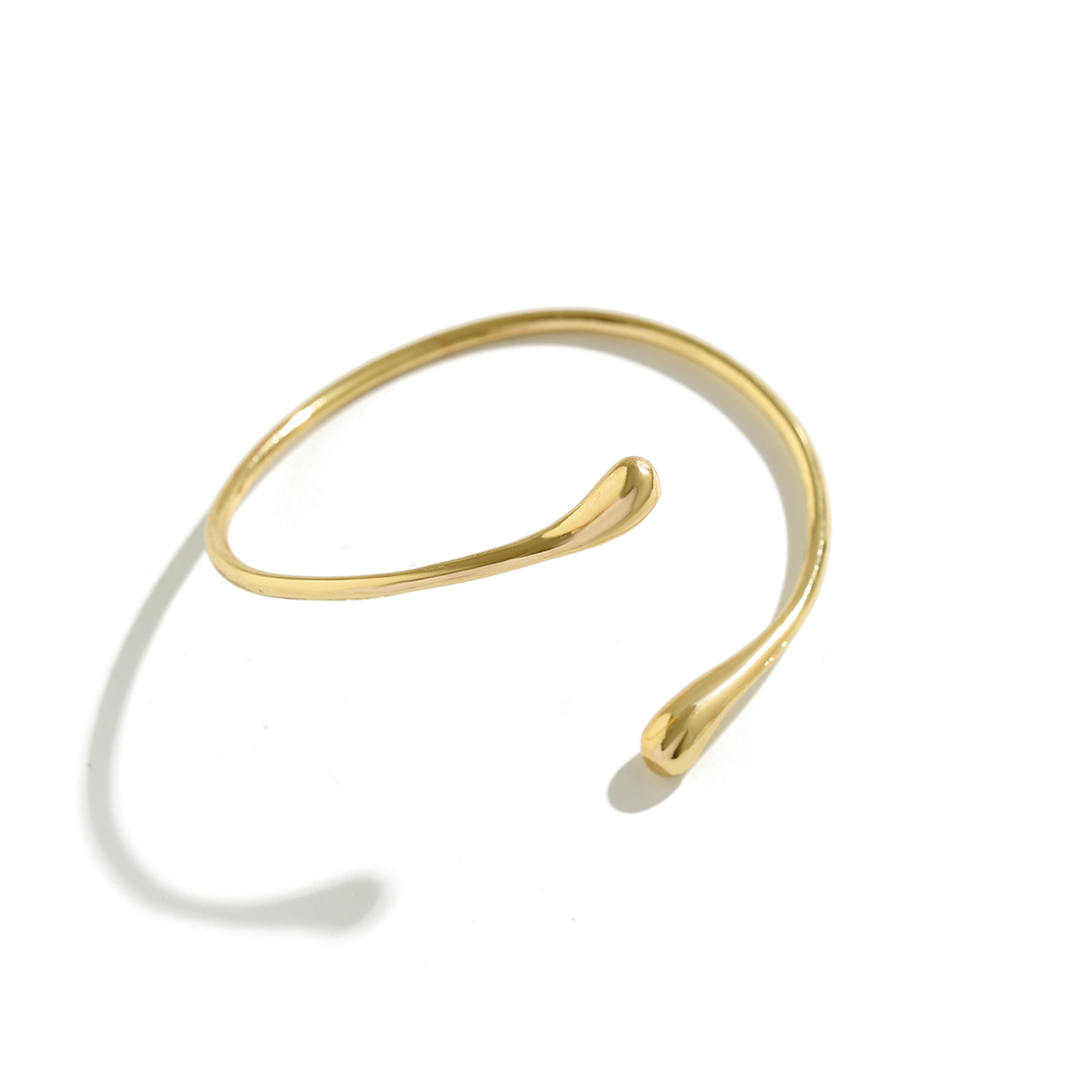 Water Drop Bohemian Upper Arm Bracelet Elegant Open Arm Cuff For Women 5