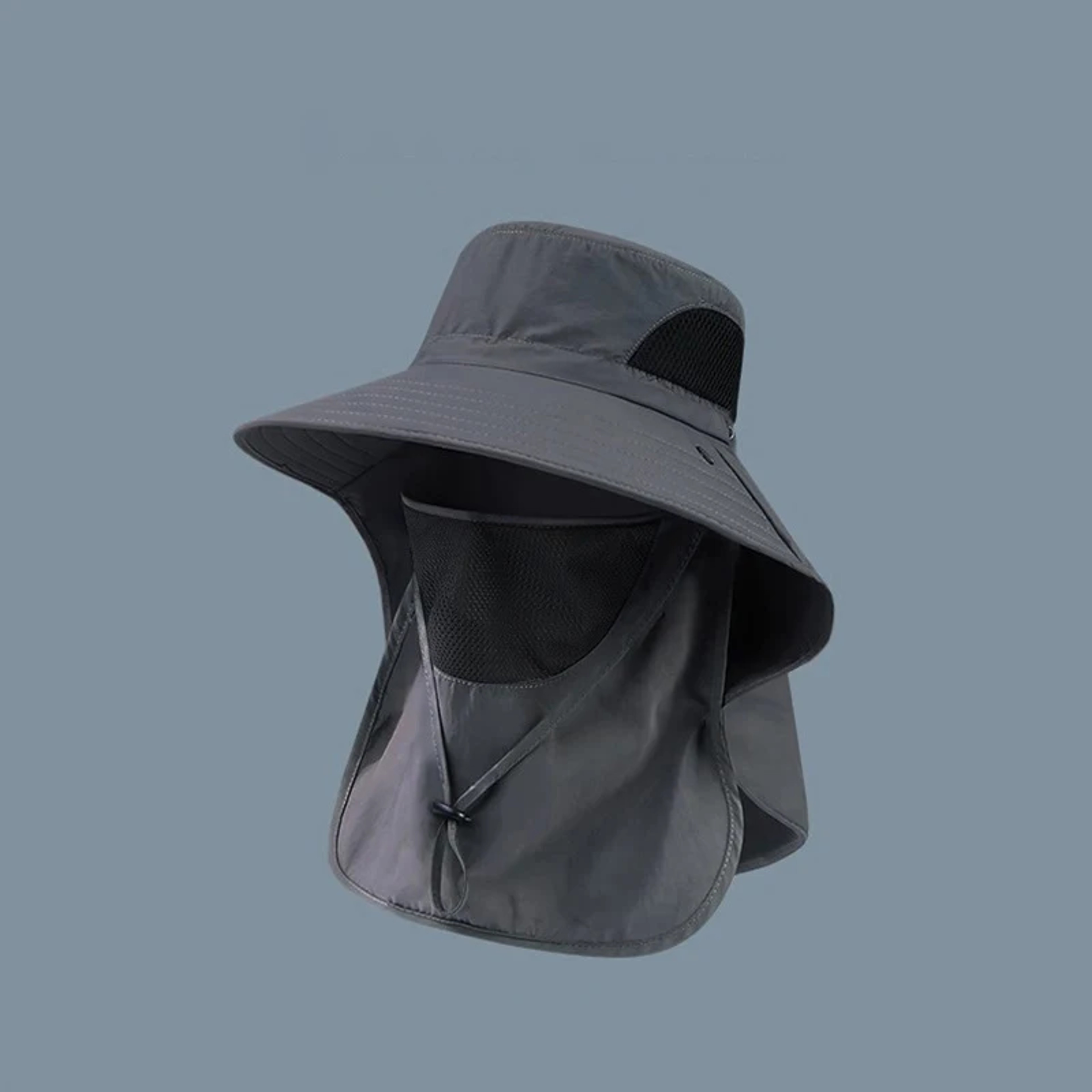 UV Shield Wide Brim Sun Hat Breathable Face Cover Fishing  Hiking Hat 5