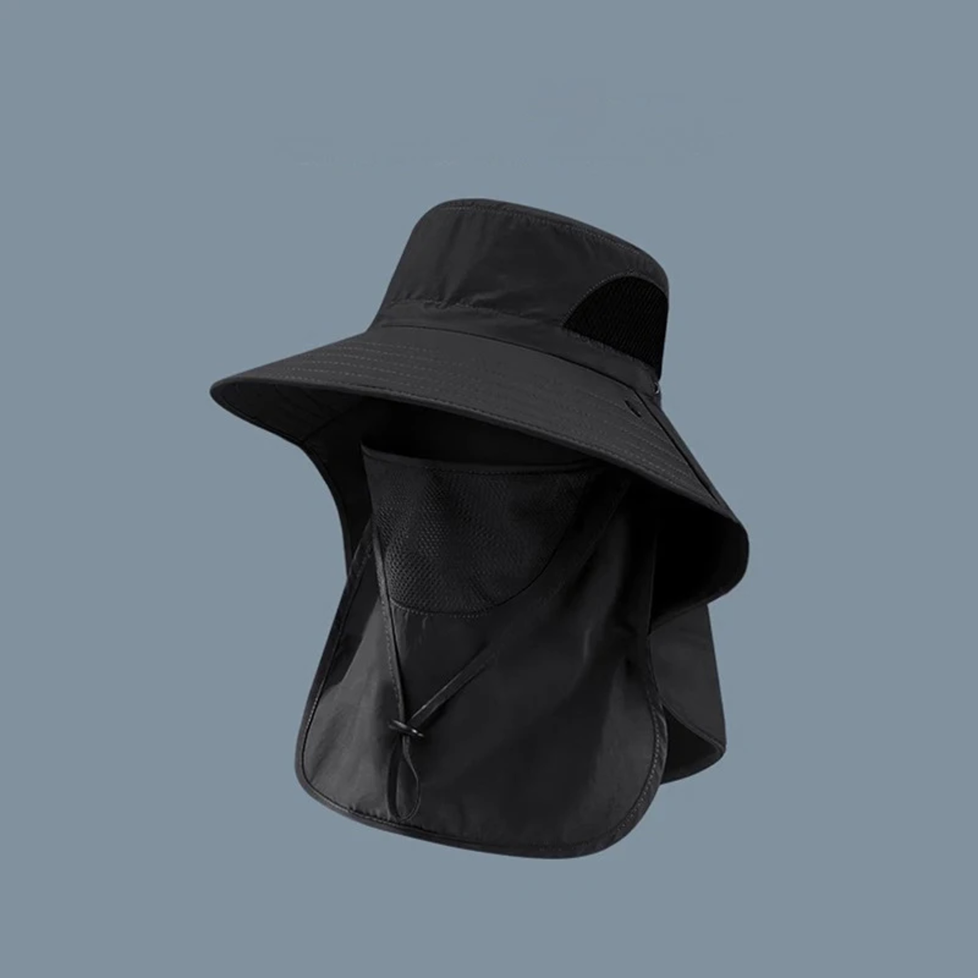 UV Shield Wide Brim Sun Hat Breathable Face Cover Fishing  Hiking Hat 6