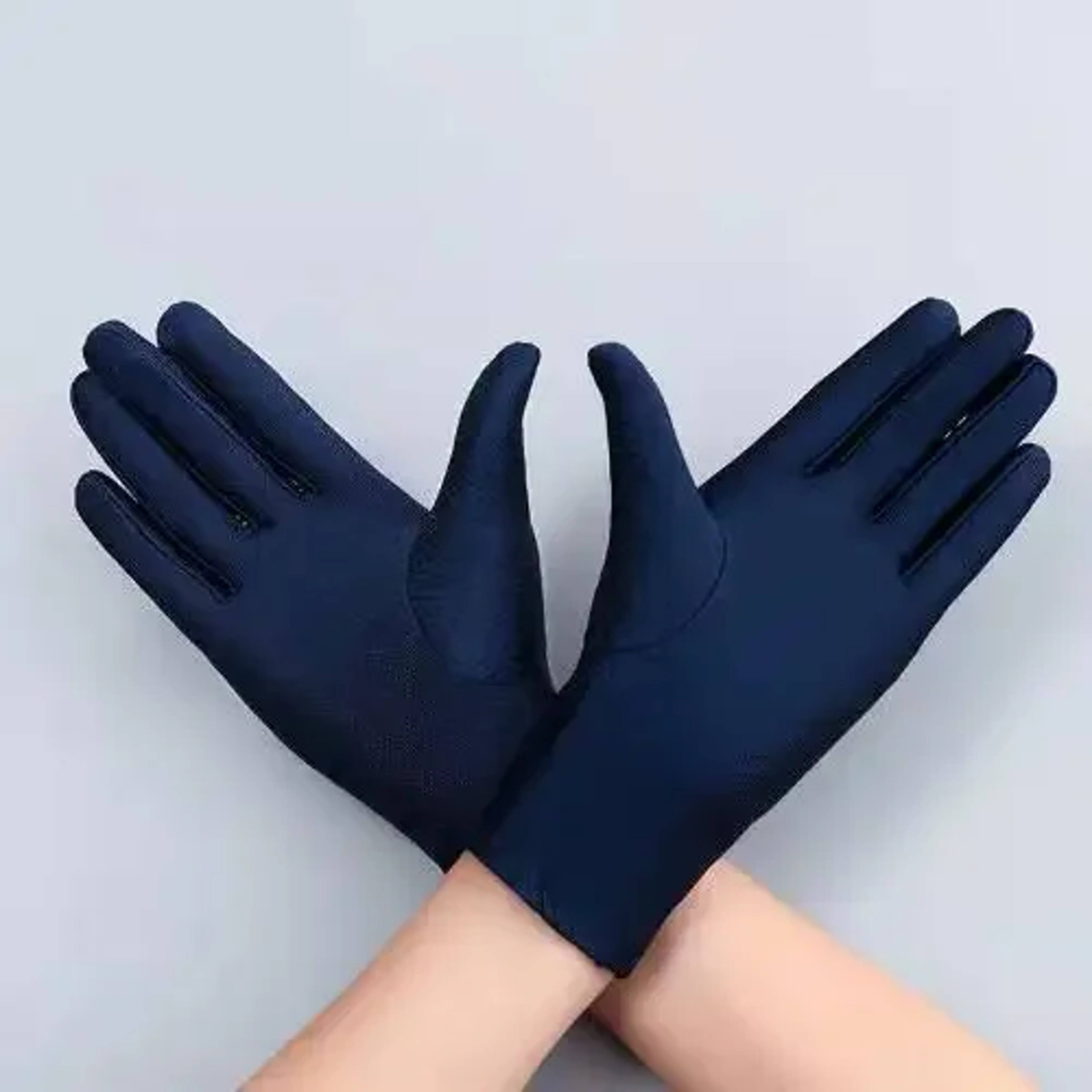 Summer Spandex Sun Protection Short Stretch Dressy Dance Gloves Unisex Fashion Etiquette Mittens 6