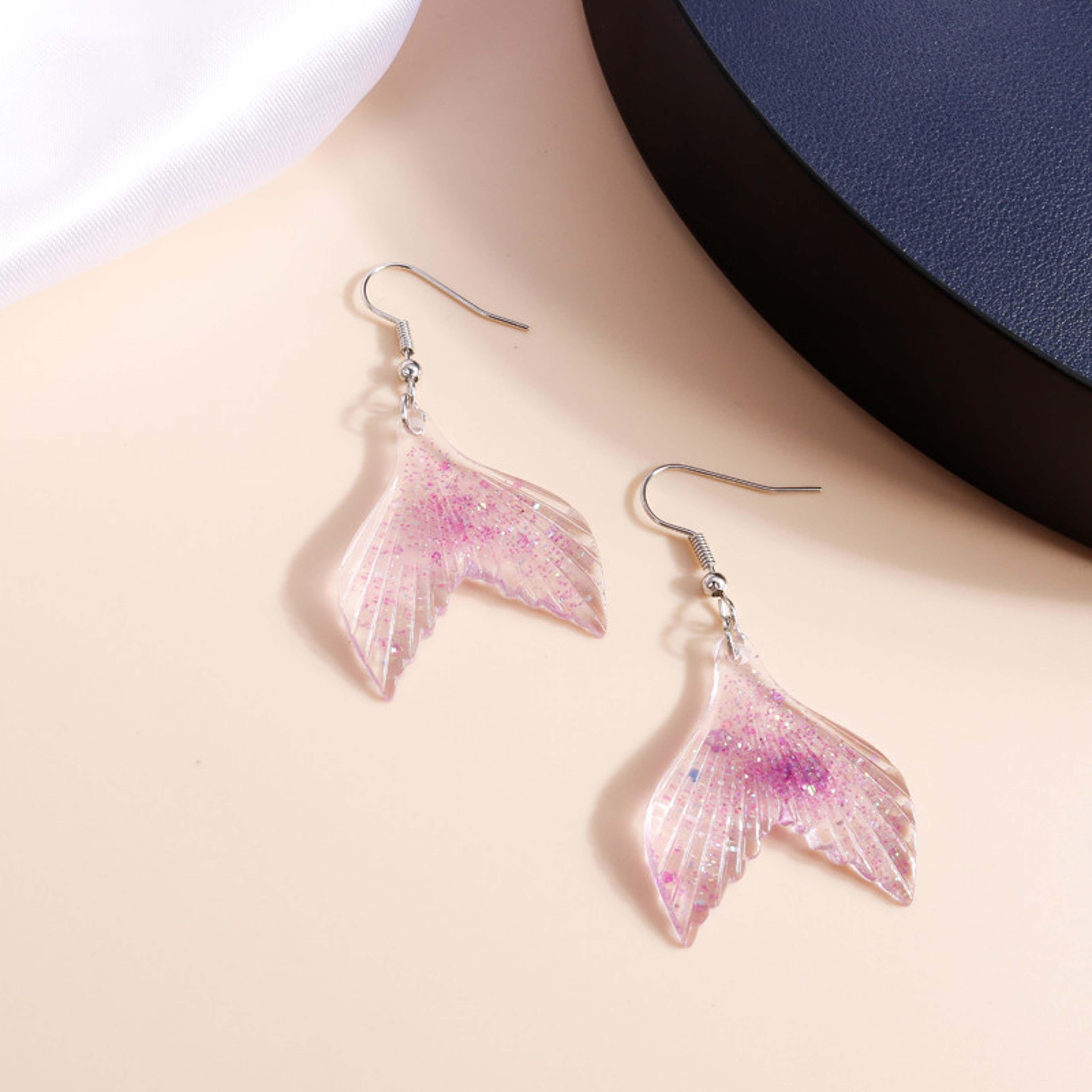 Mermaid Starfish Resin Dangle Earrings Boho Beach Earrings For Women Summer Vacation Jewelry 3