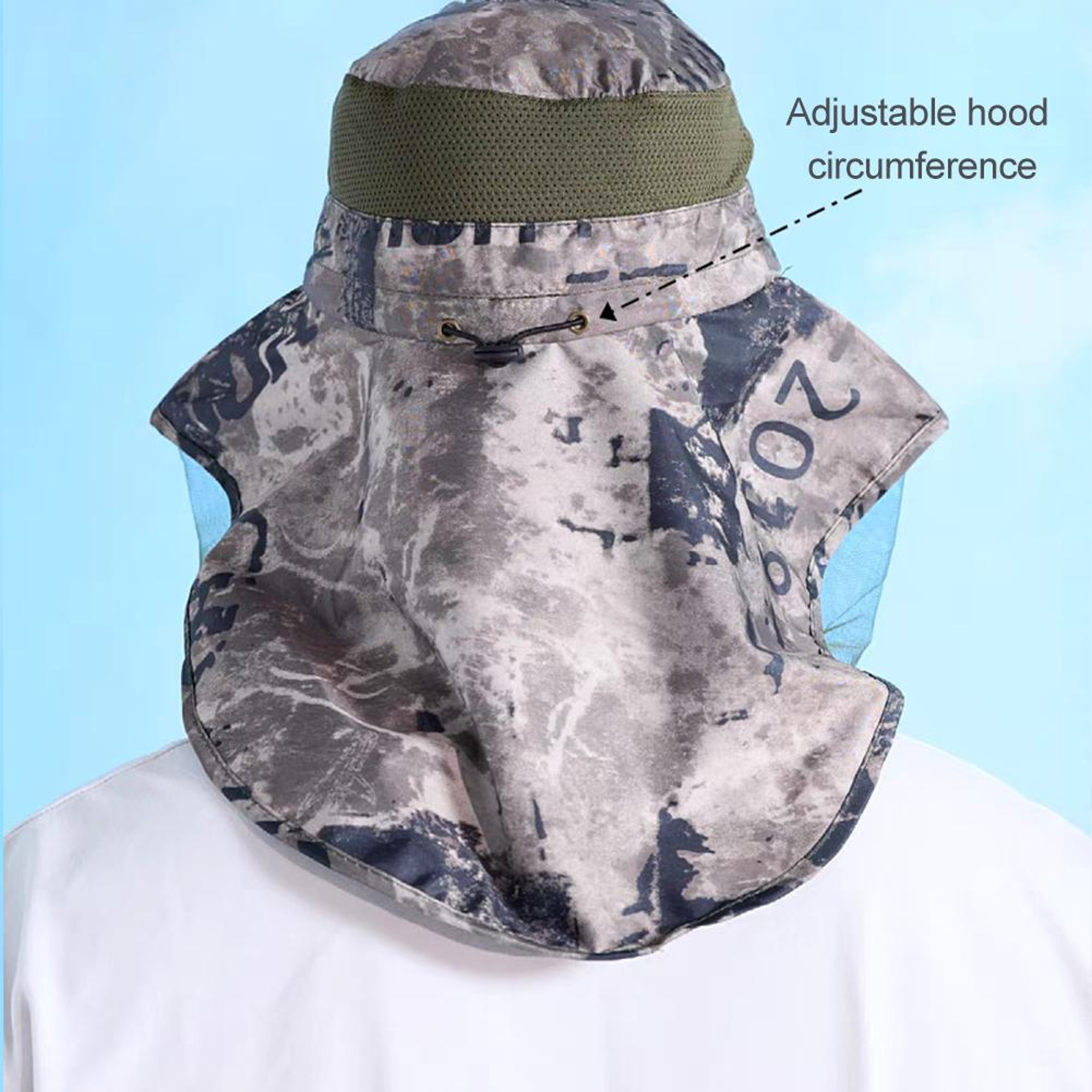 Bug Proof Sun Hat with Face Net UV Protection Fishing & Beekeeping Mesh Hat – view 5