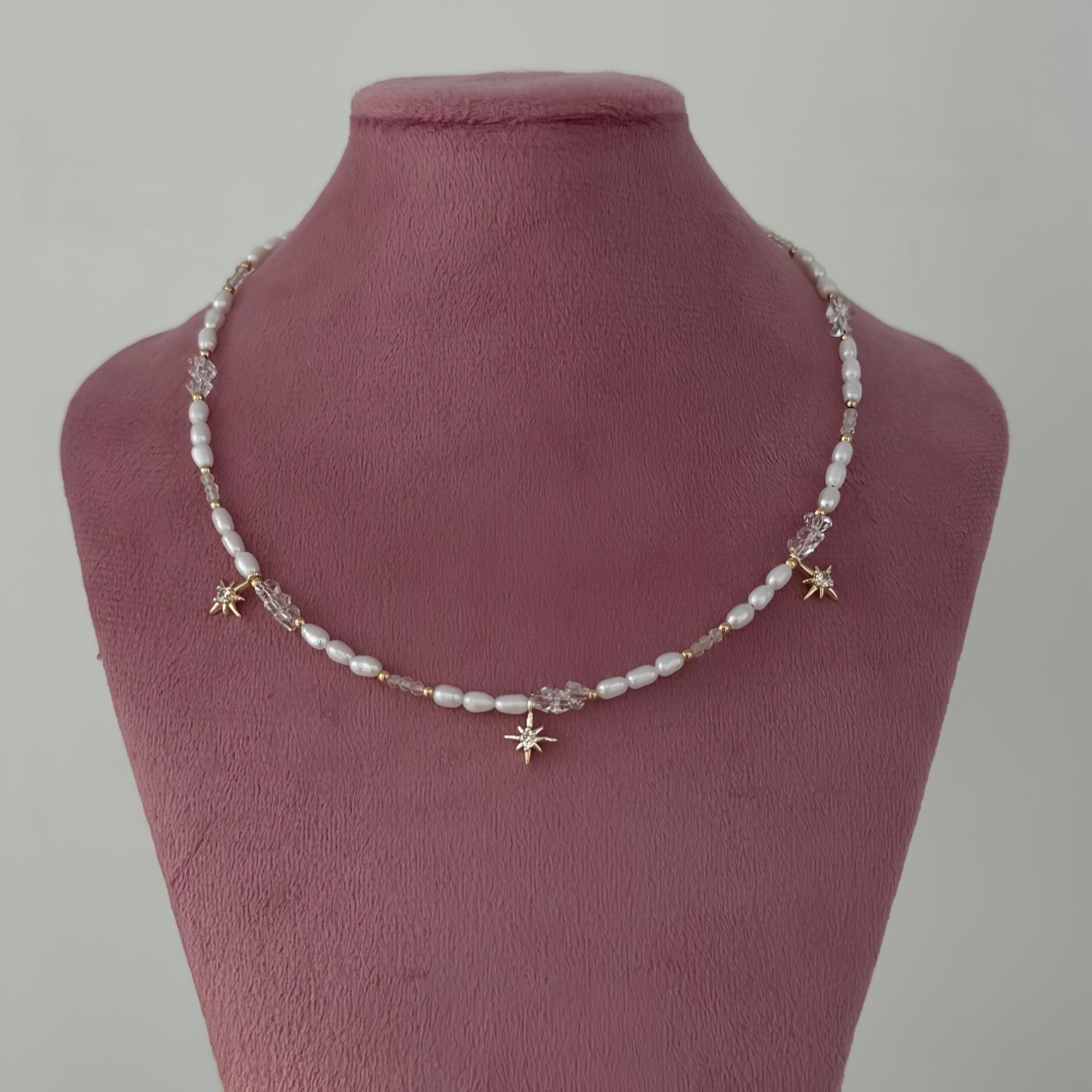 Minimalist Pearl Tassel Necklace Luxury Feng Shui Bead French Collar Chain For Women 1
