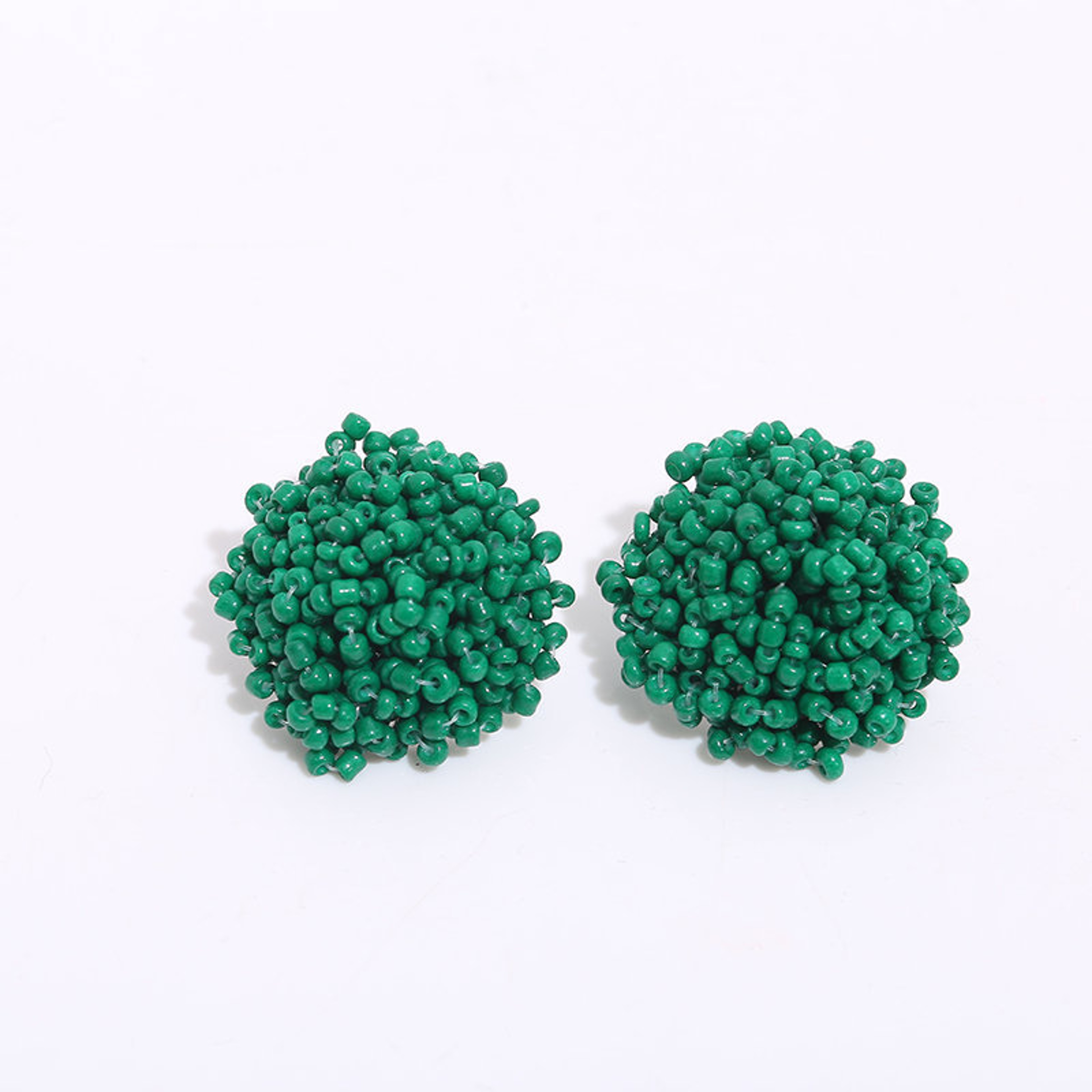 Handmade Colorful Bead Boho Stud Earrings Vintage Ethnic Round Earrings For Women 8