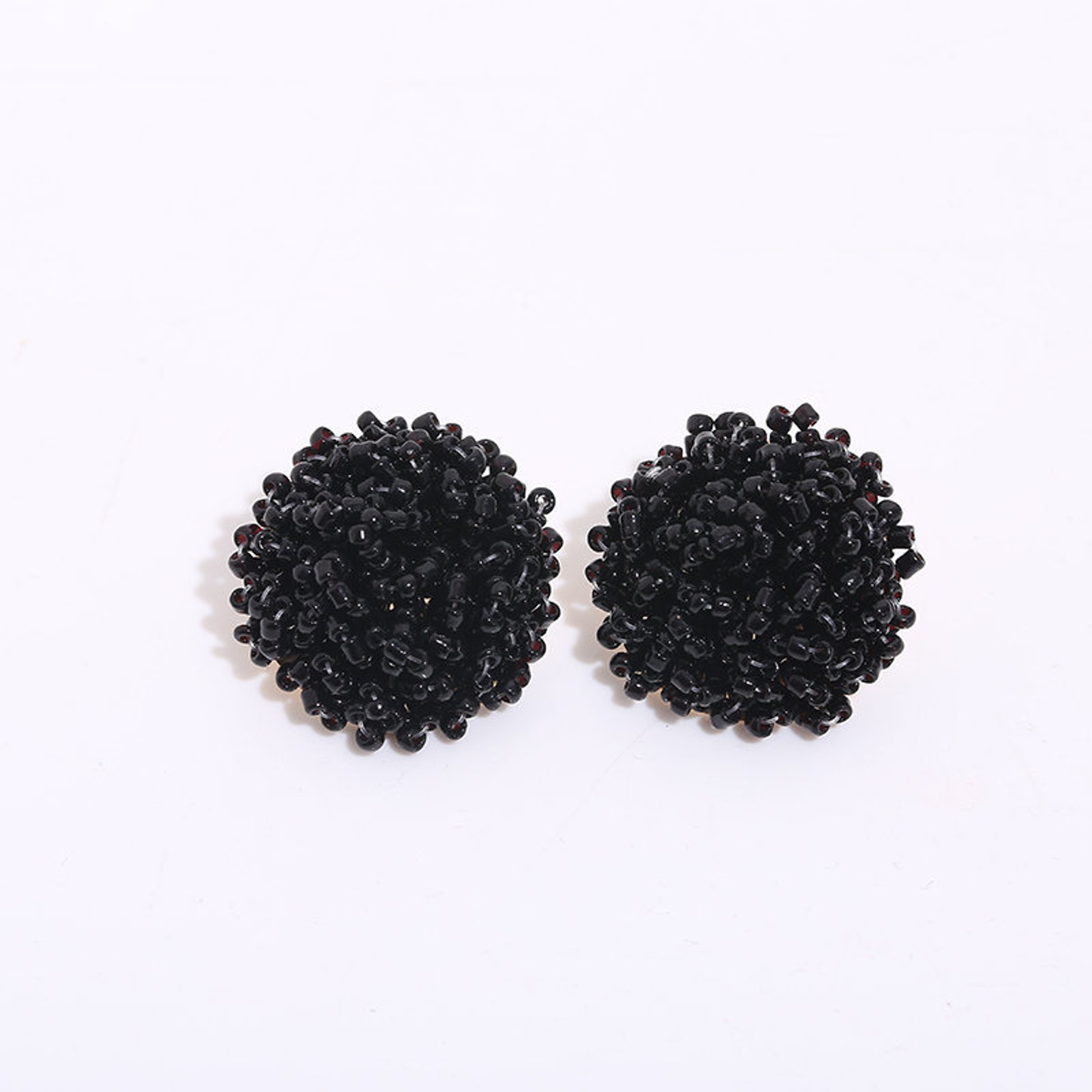 Handmade Colorful Bead Boho Stud Earrings Vintage Ethnic Round Earrings For Women 13