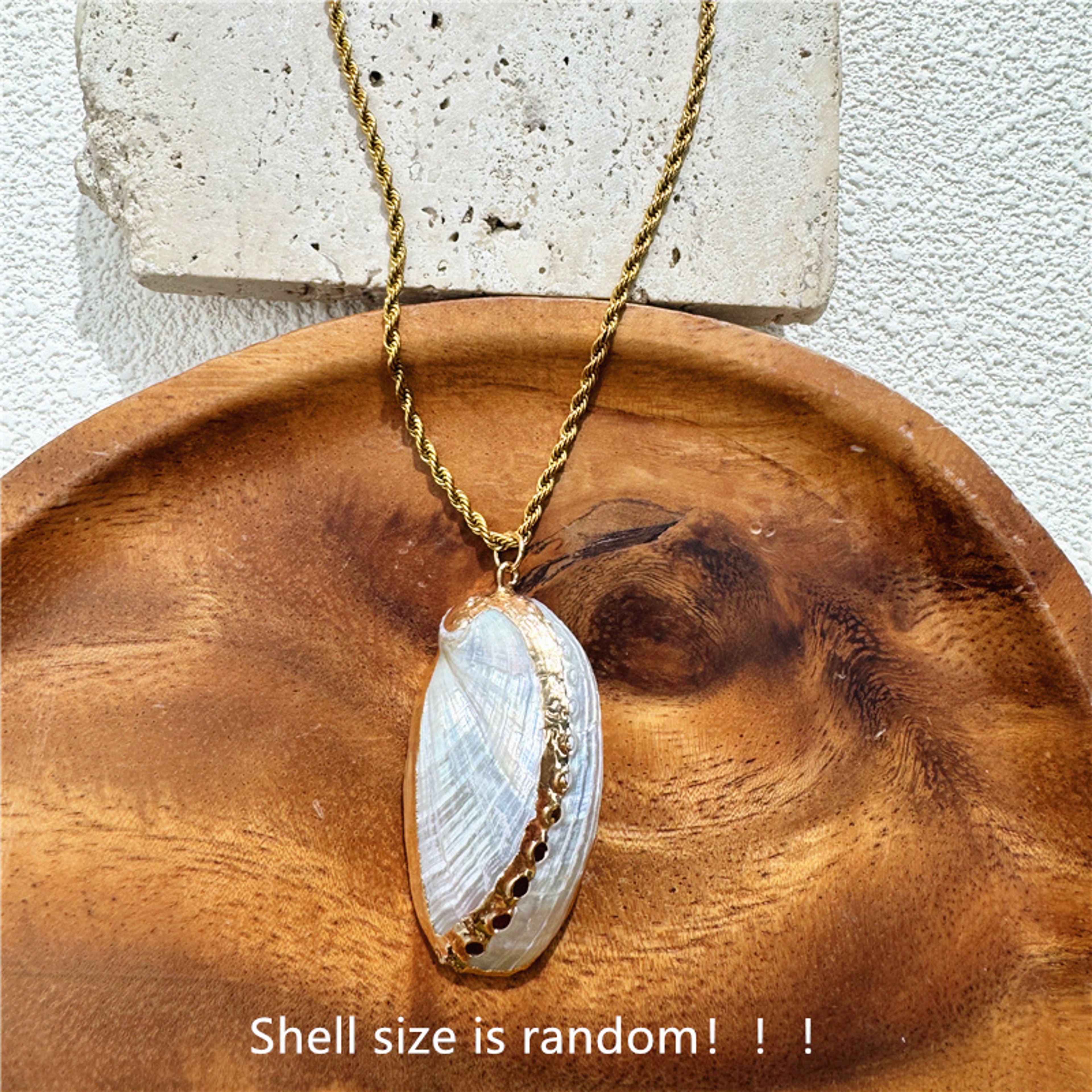 Coastal Shell Charm Necklace Shell Necklace For Beach Vacations  Summer Style 1