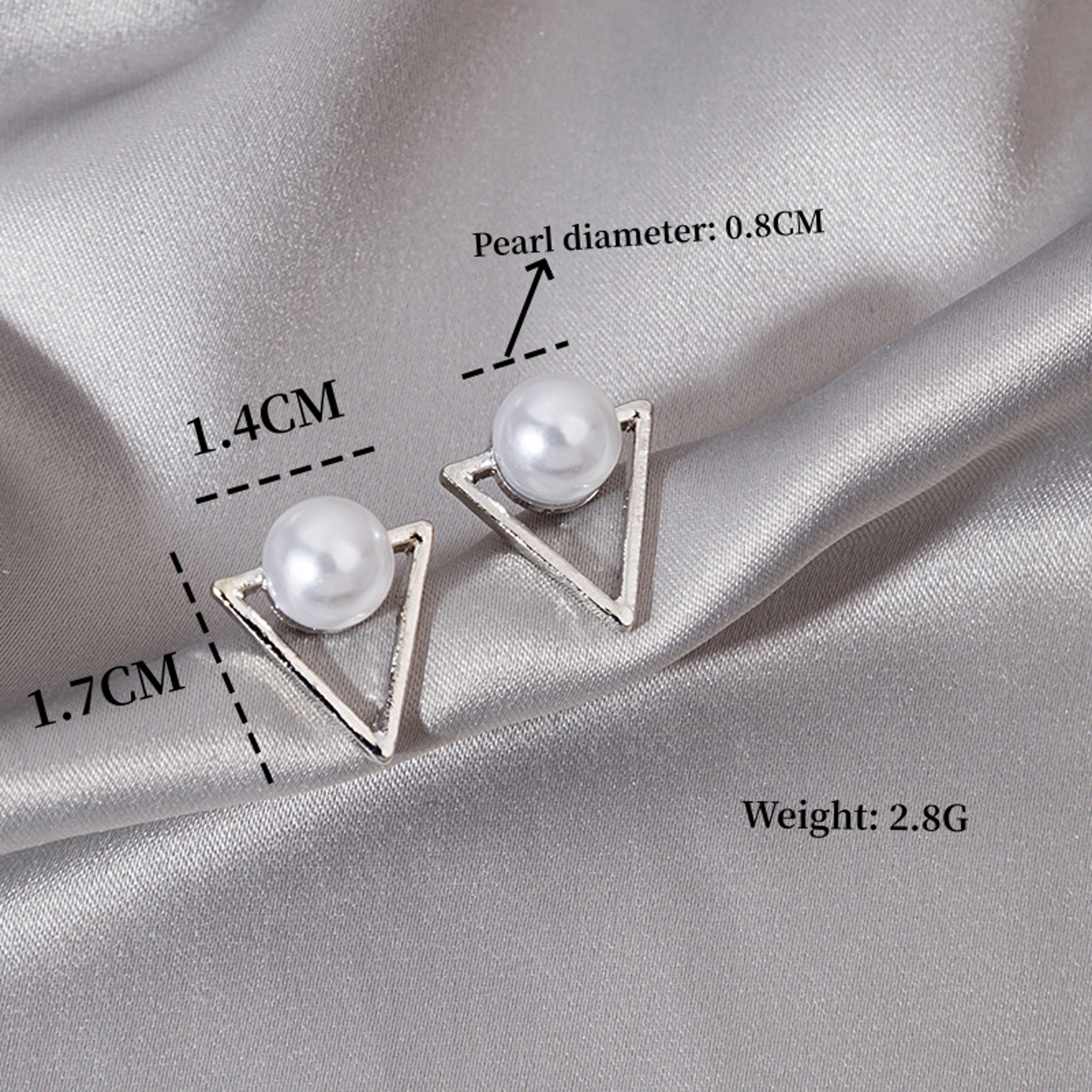 Black Heart Sterling Silver Stud Earrings For Women Minimalist Heart Earrings  Sterling Silver Stud 0