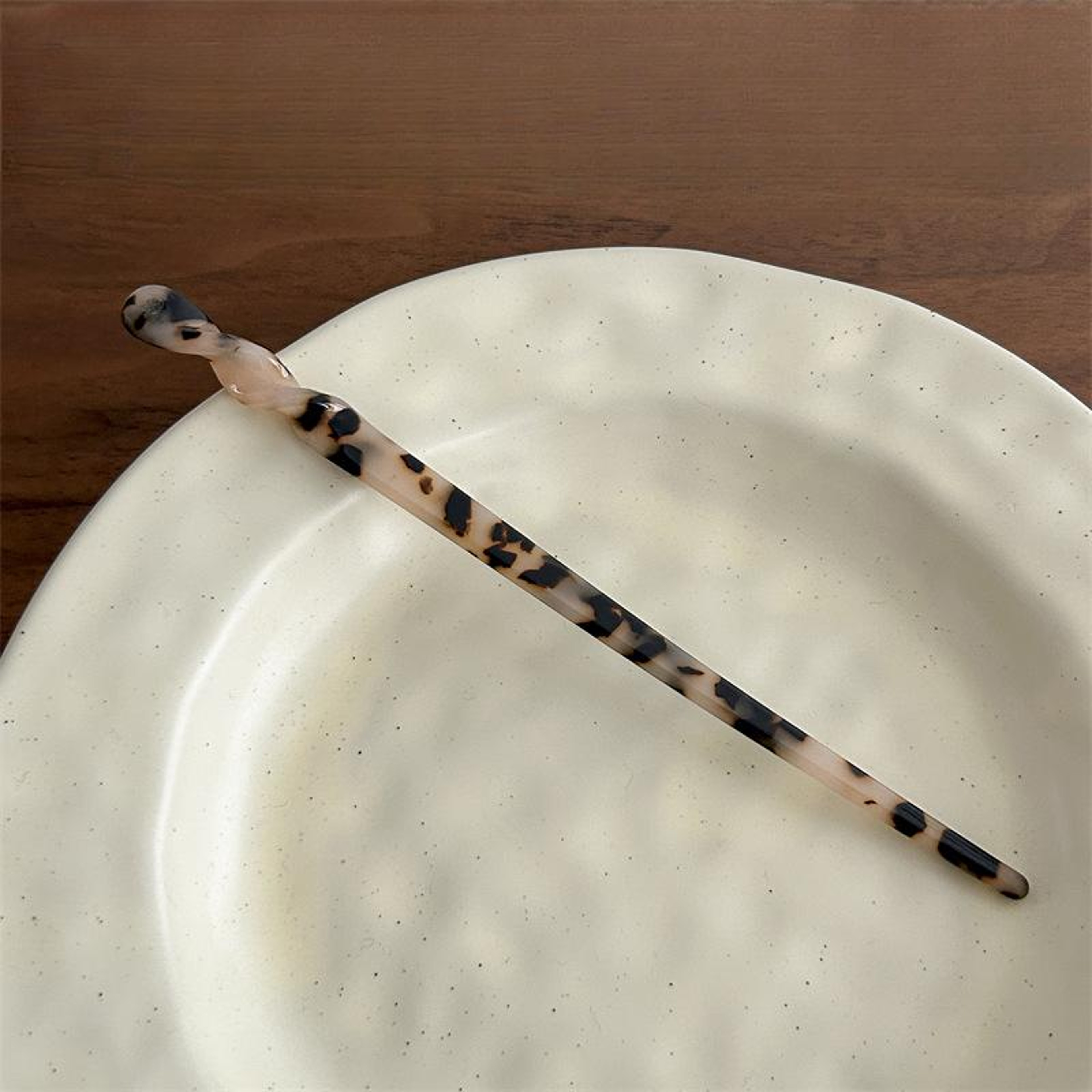 Leopard Print Acetate Hair Stick  Hair Fork For Elegant Bun Hairstyles 6