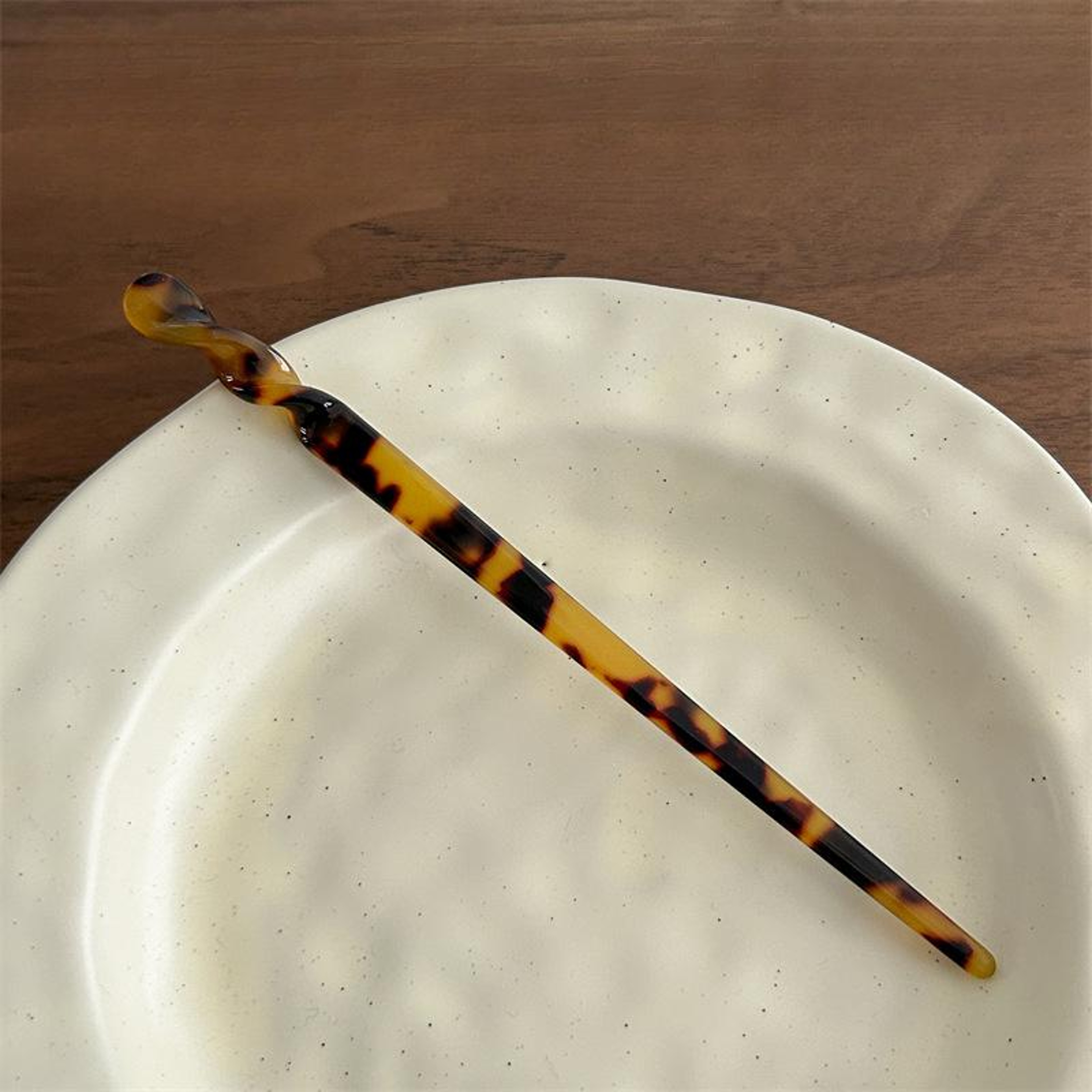 Leopard Print Acetate Hair Stick  Hair Fork For Elegant Bun Hairstyles 7