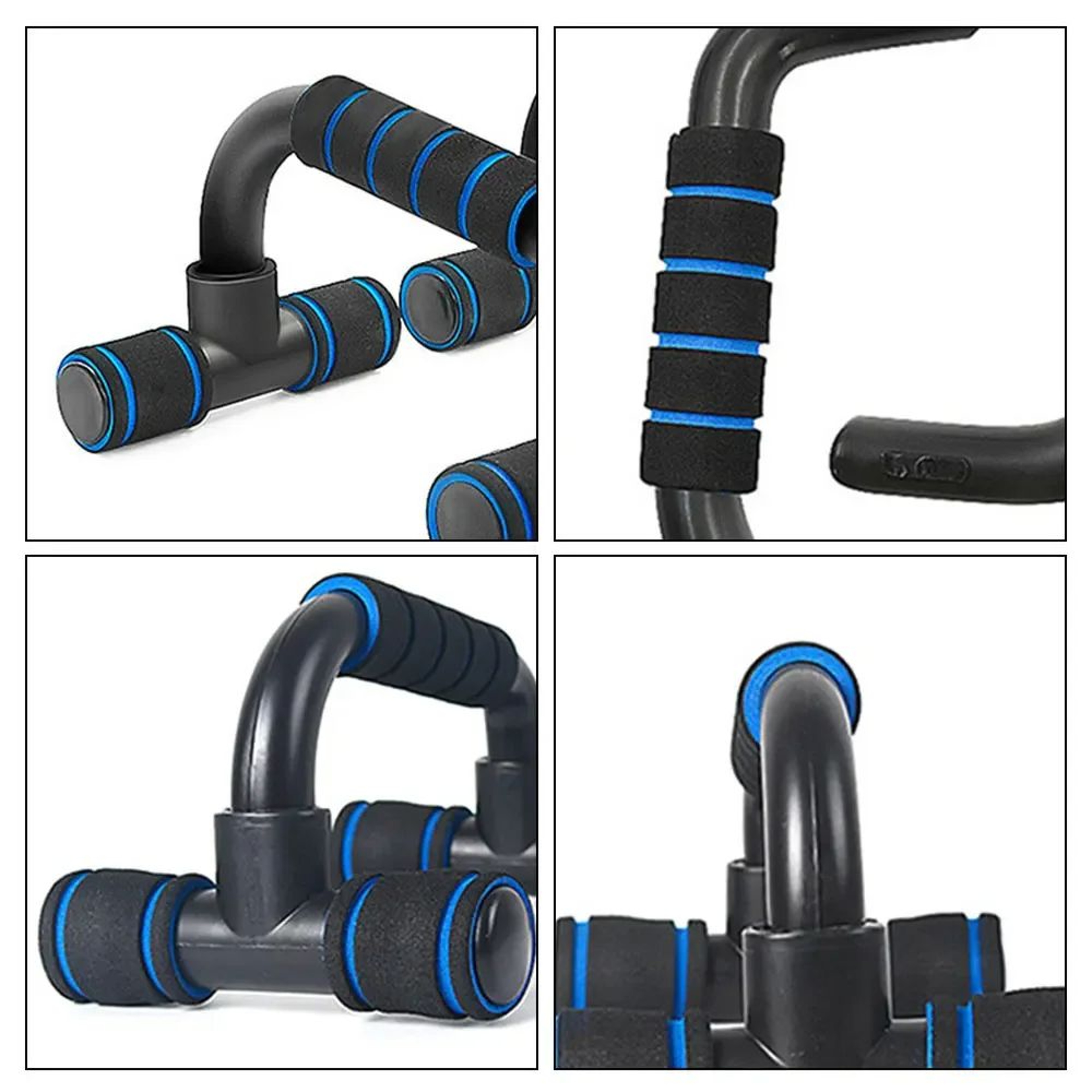 HeavyDuty UShaped PushUp Rack  Ergonomic Hand Grip For Chest  Body Building Workouts 4