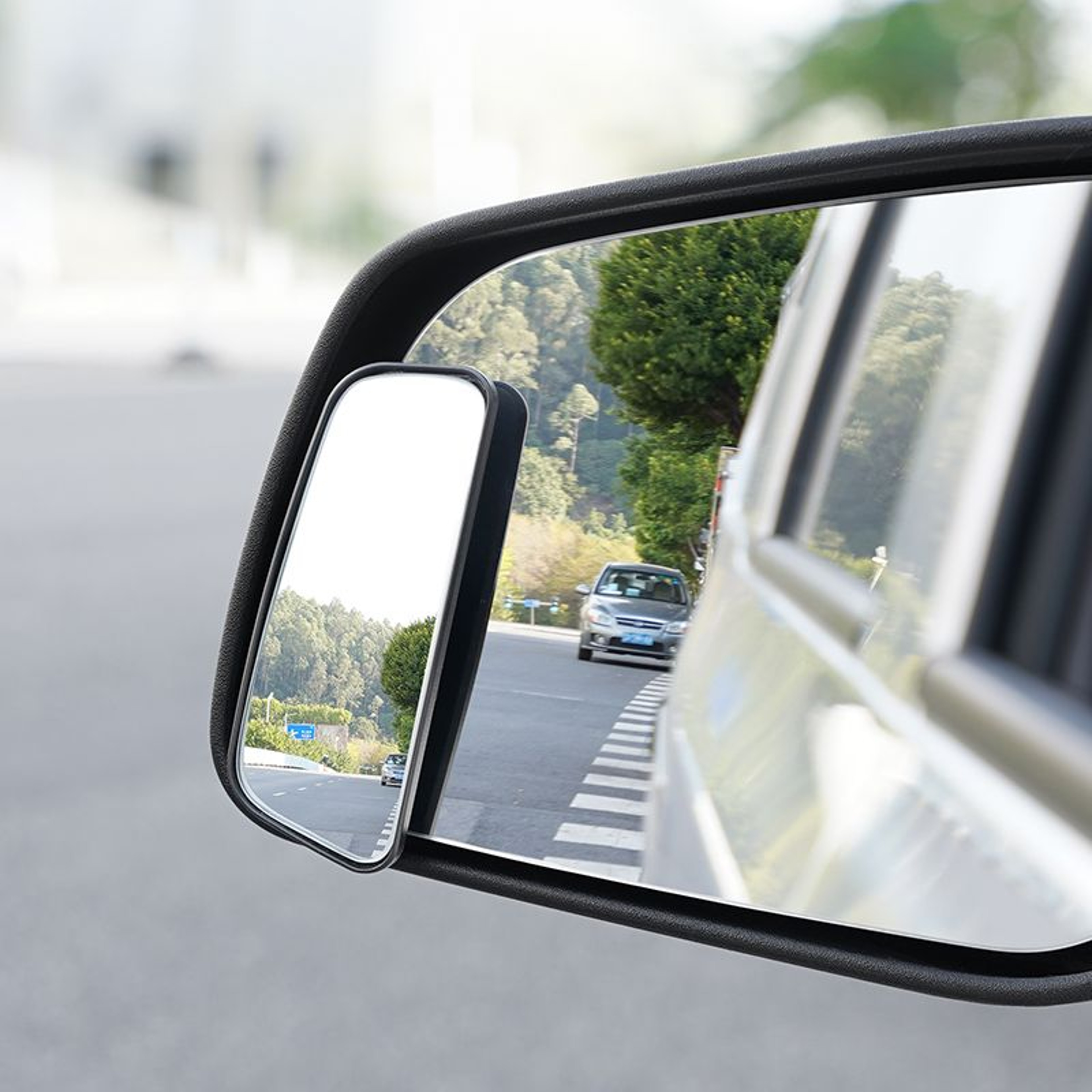 360 Adjustable Blind Spot Mirror Car Auxiliary Rearview Convex Mirror for Safe Reversing  WideAn