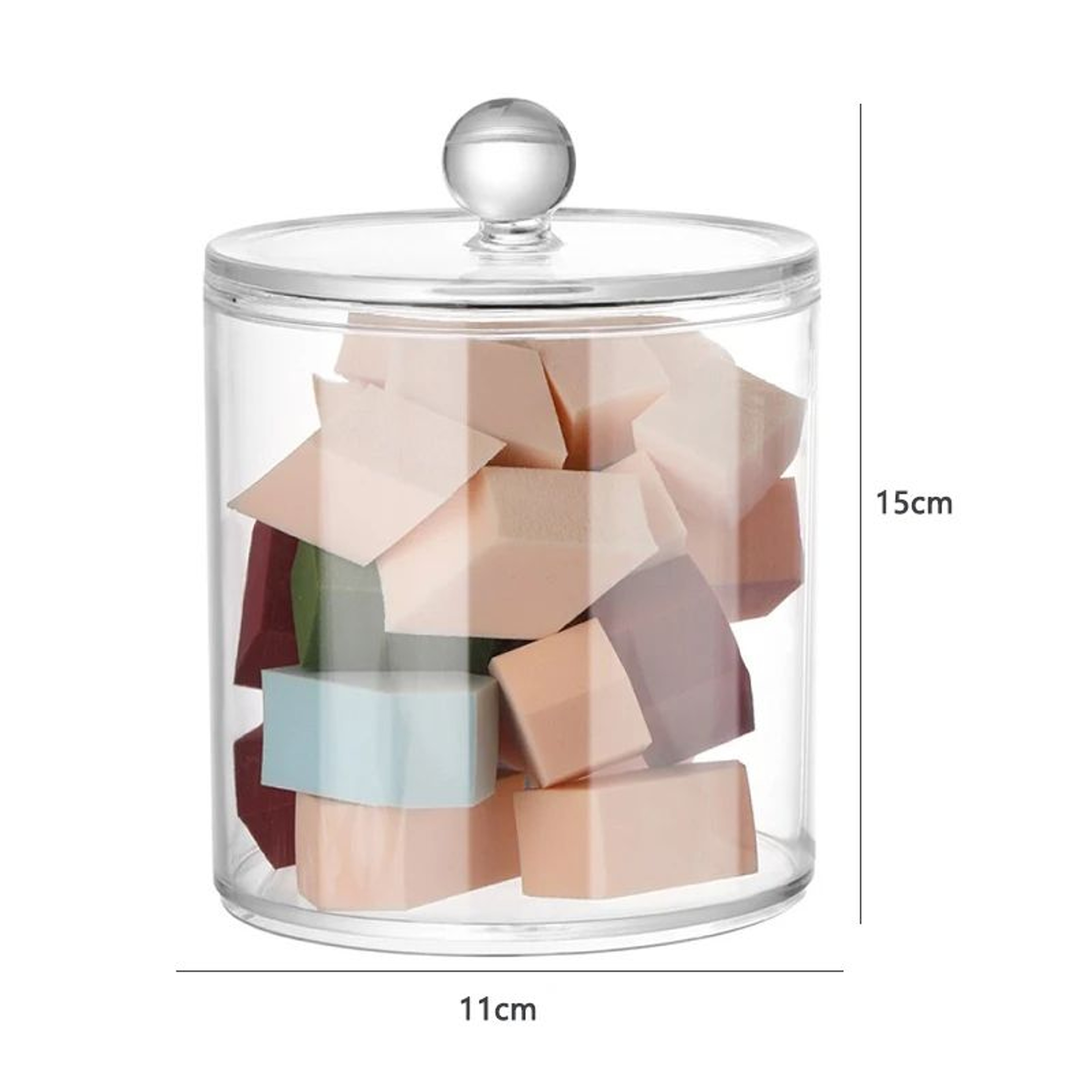 Makeup Cotton Pad Organizer Bathroom Storage Box For Cotton Swabs Cosmetics  Jewelry 11