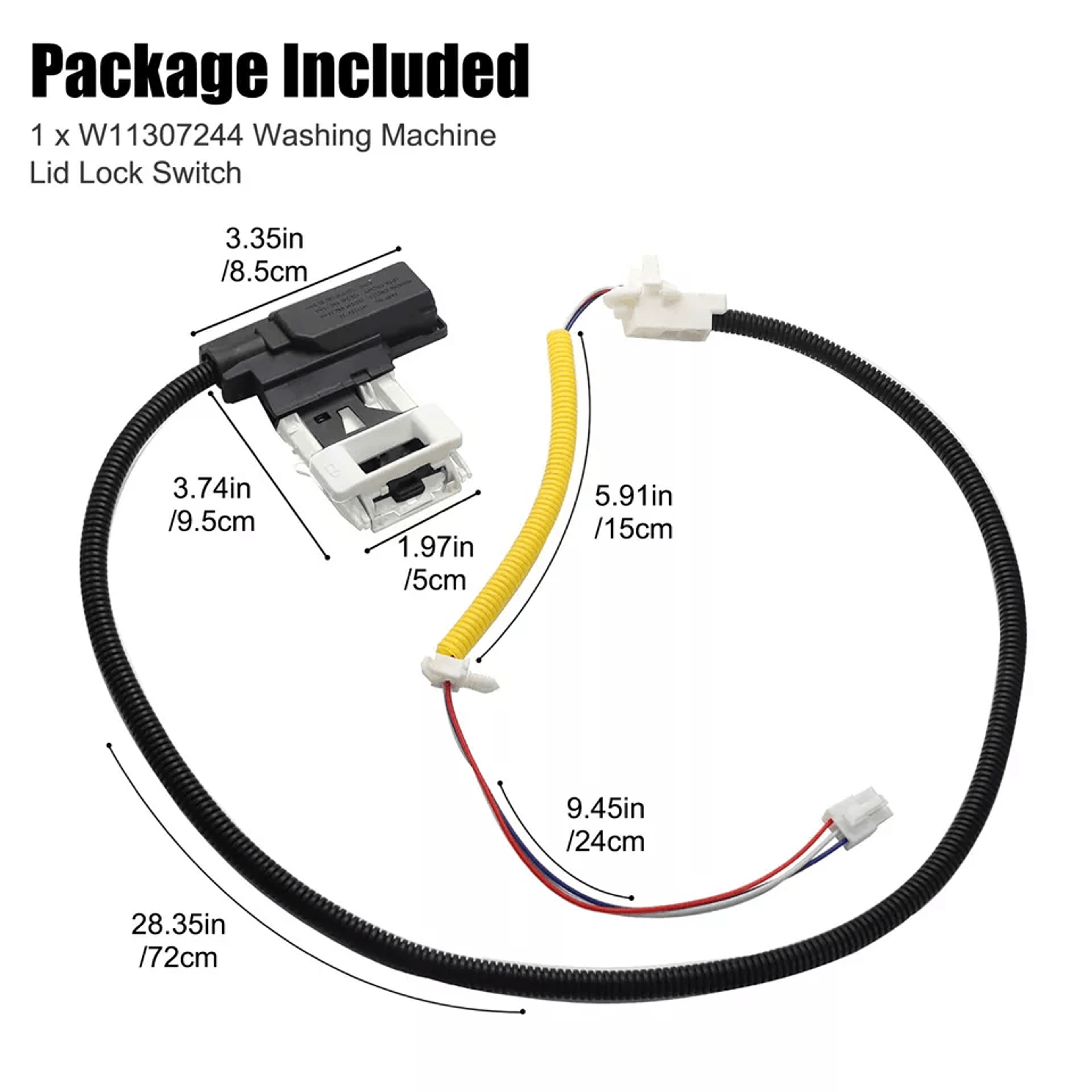 Lid Lock Switch For Whirlpool  Maytag Washers 0