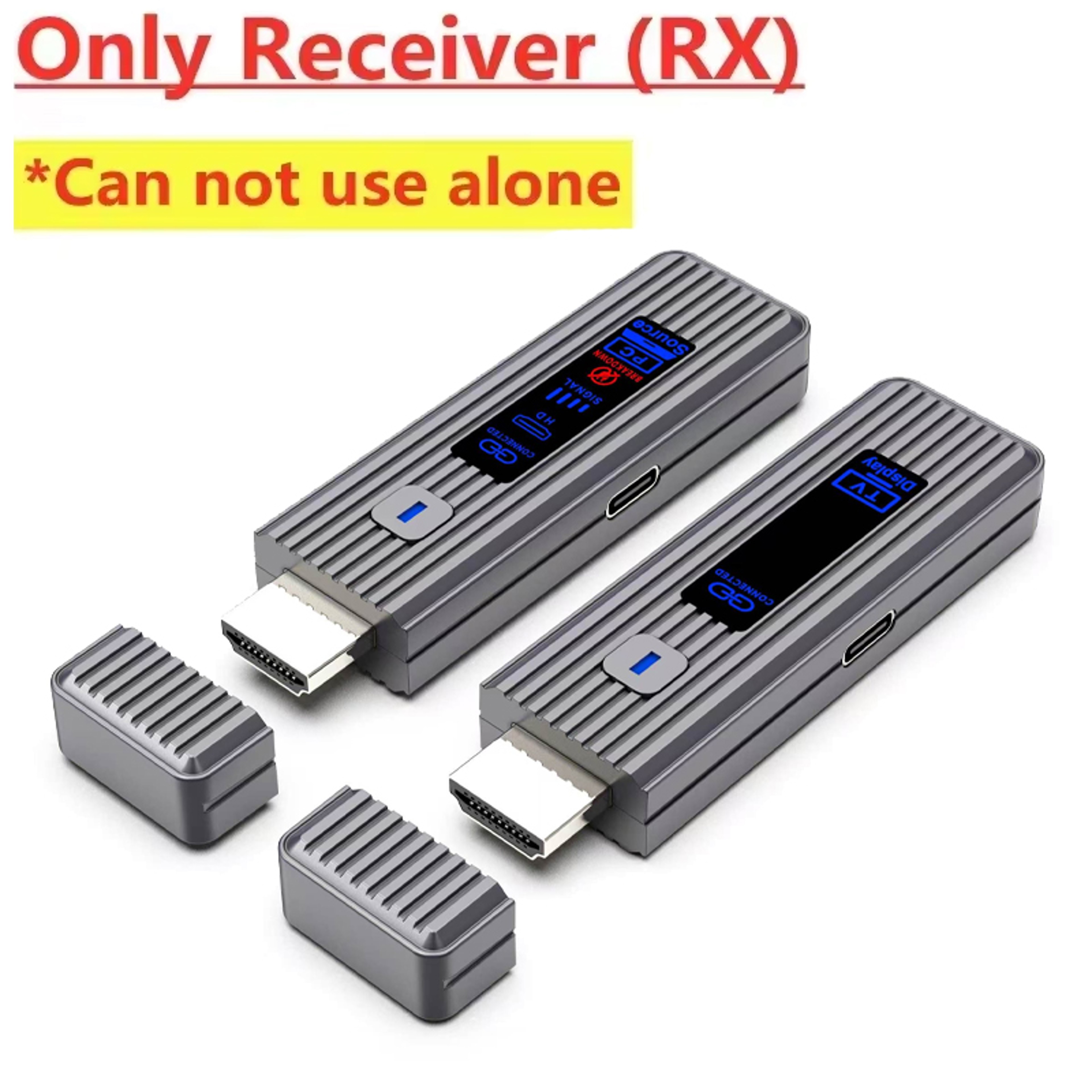 Wireless HDMI Video Dongle Adapter, Transmitter & Receiver Kit for PC, Camera, Laptop to TV, Projector, or Monitor – view 6