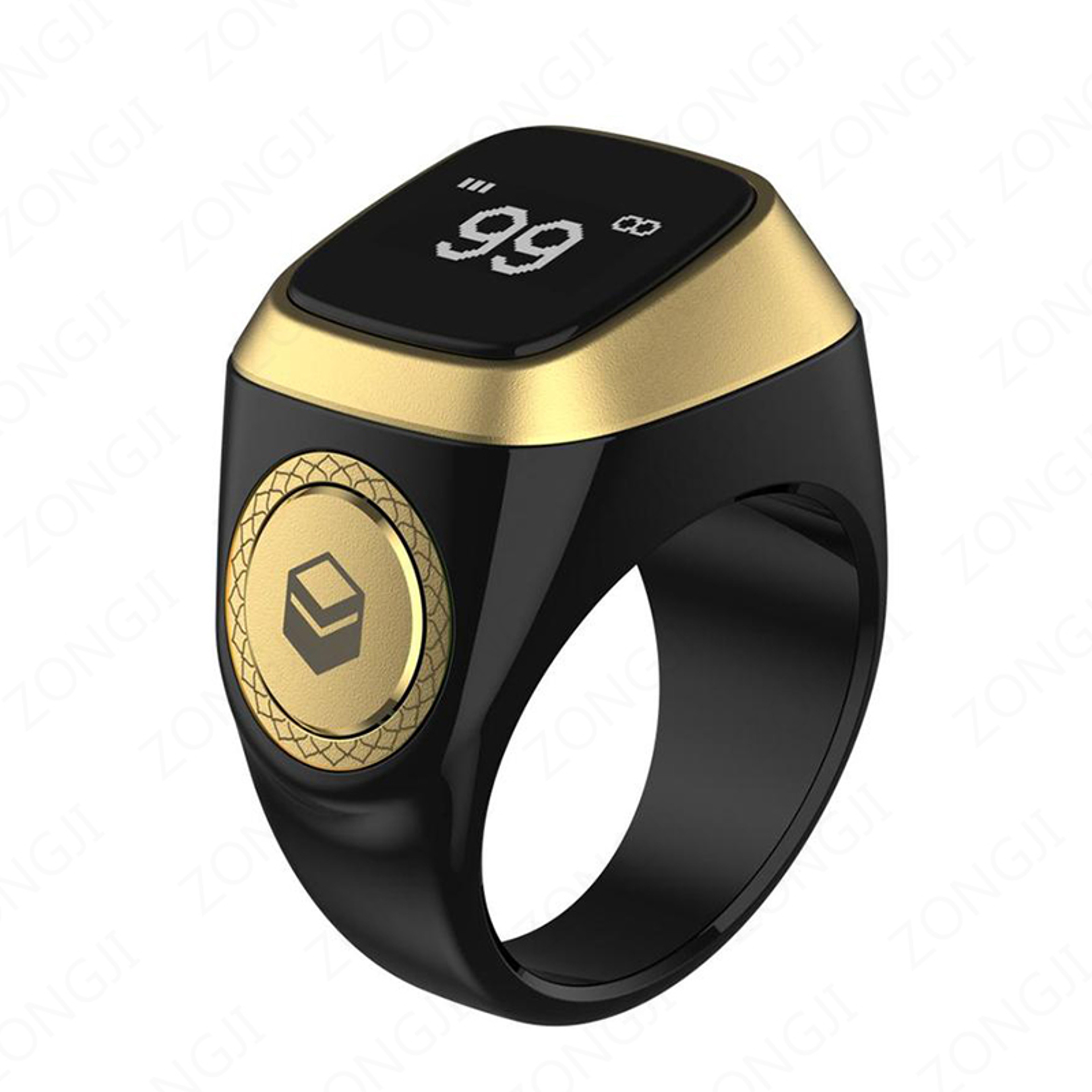 Waterproof Praise Tally Ring, Smart Digital Counter for Zikr & Muslim Prayer Time – view 13