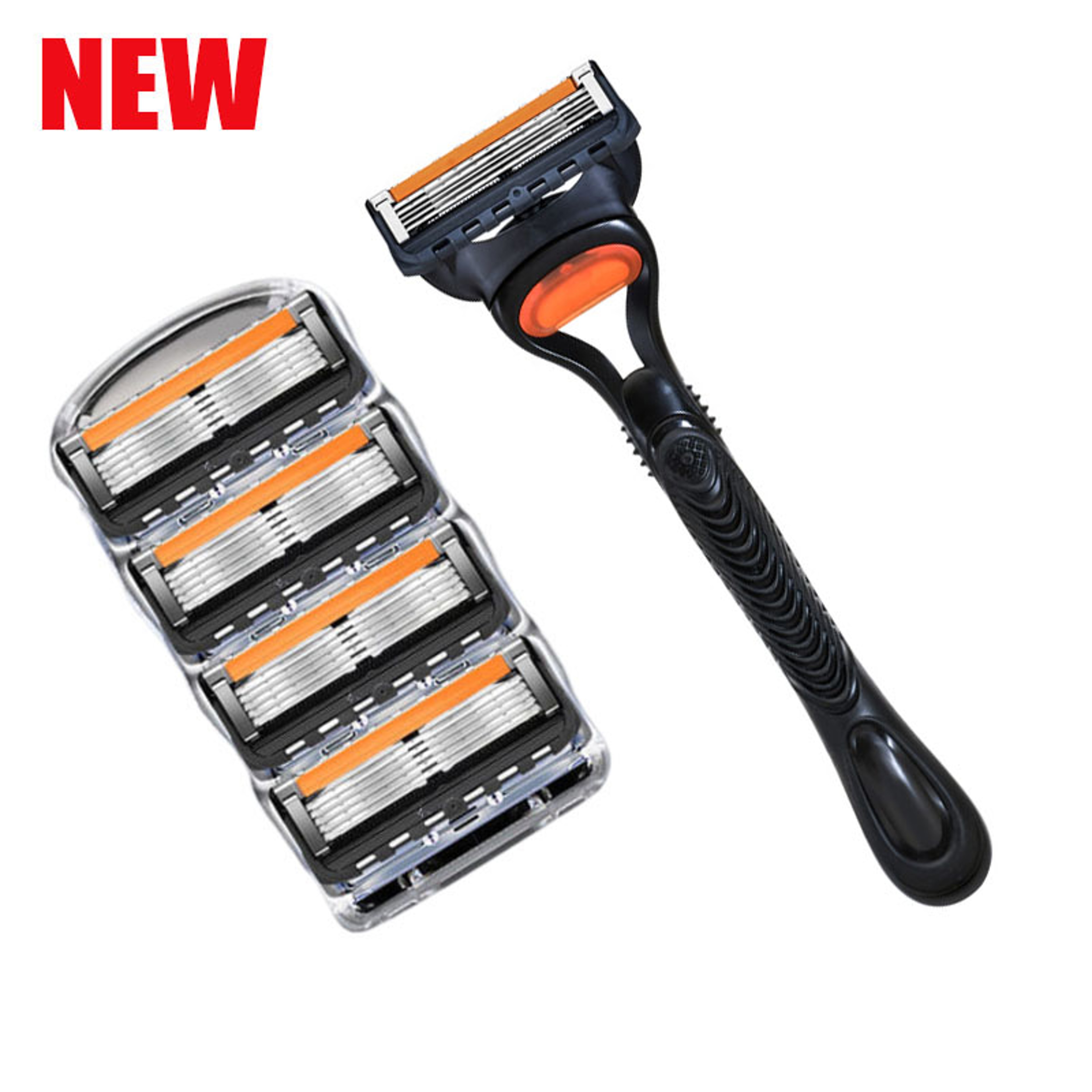 5 Layer Men's Shaving Razor with Replacement Blades for Smooth Precision Grooming – view 8