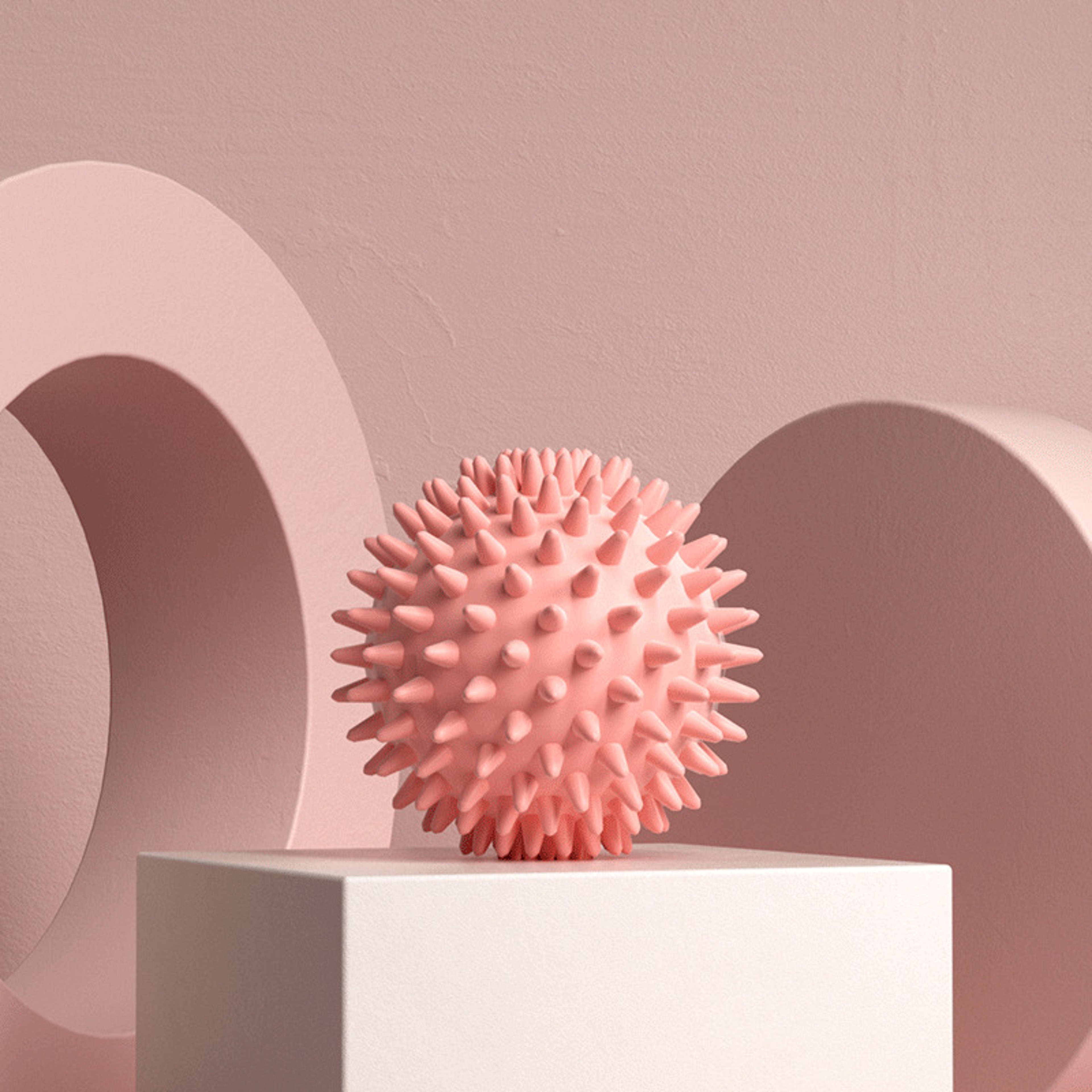 6CM Deep Tissue Massage Ball – Myofascial Release & Pain Relief Spiky Trigger Point Massager – view 9
