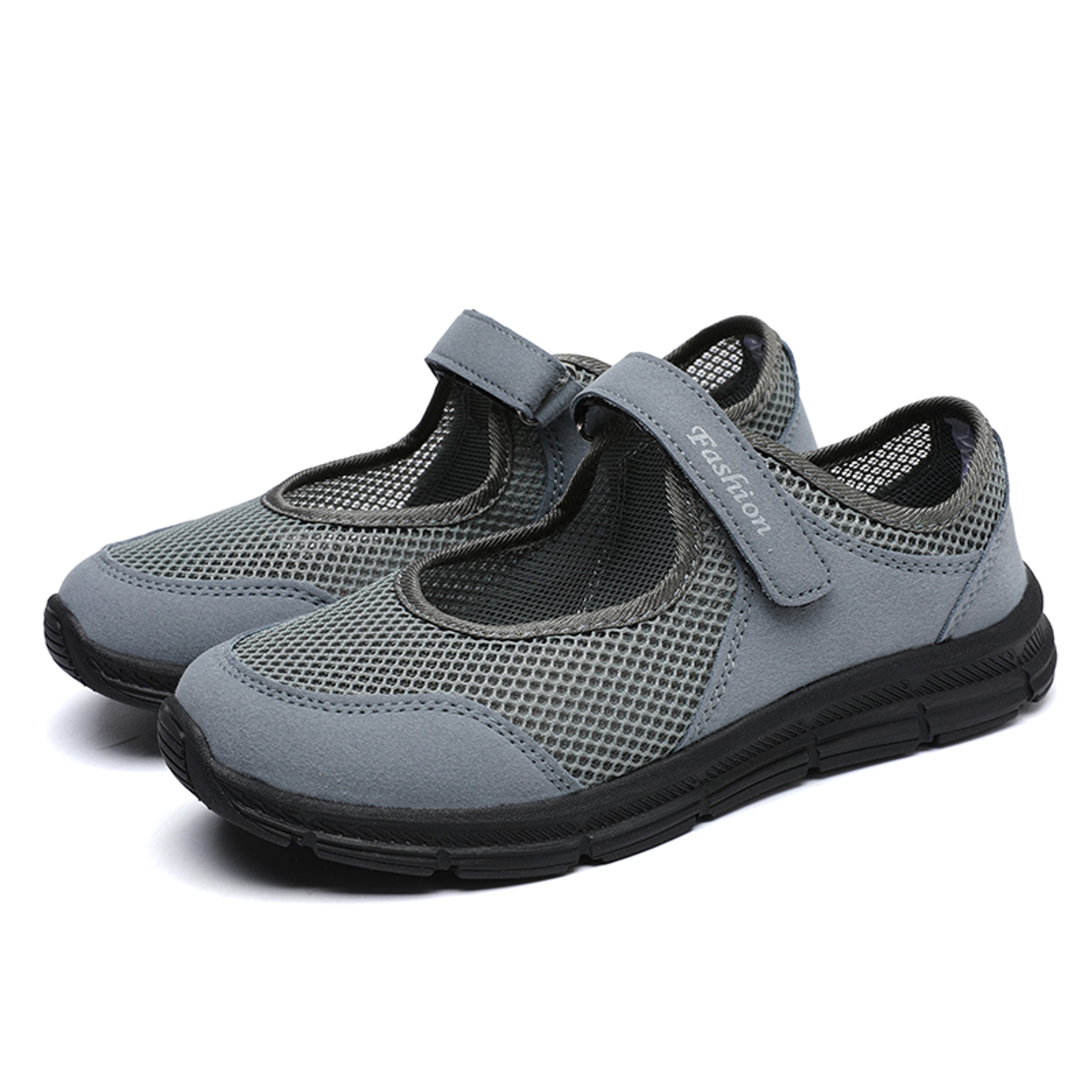 White Fashion Women Sneakers, Breathable Mesh Vulcanized Casual Walking Shoes for Work, Gym, Travel, Everyday Comfort – view 5