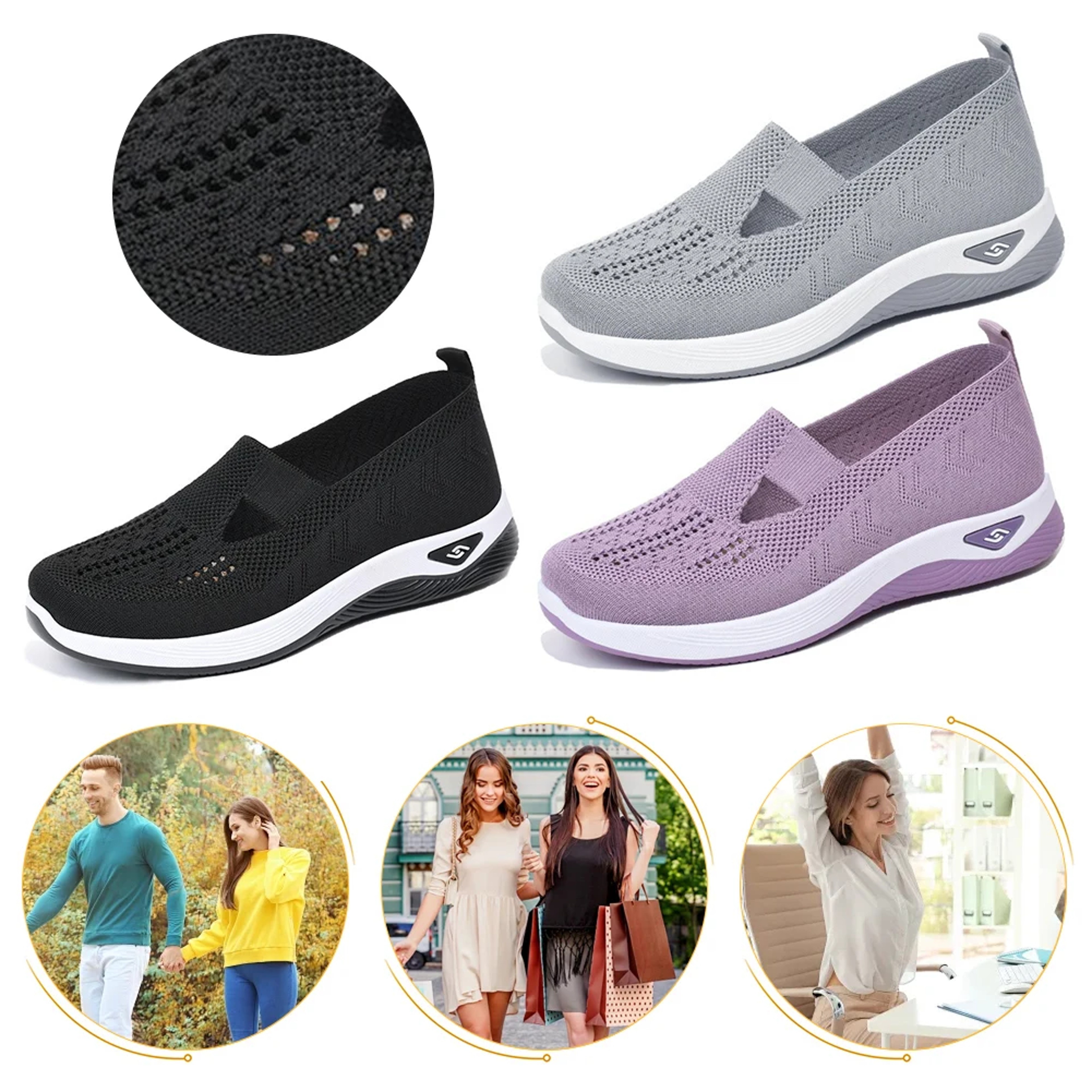 Breathable Barefoot Shoes For Women Comfortable Arch Support Walking Sneakers 1