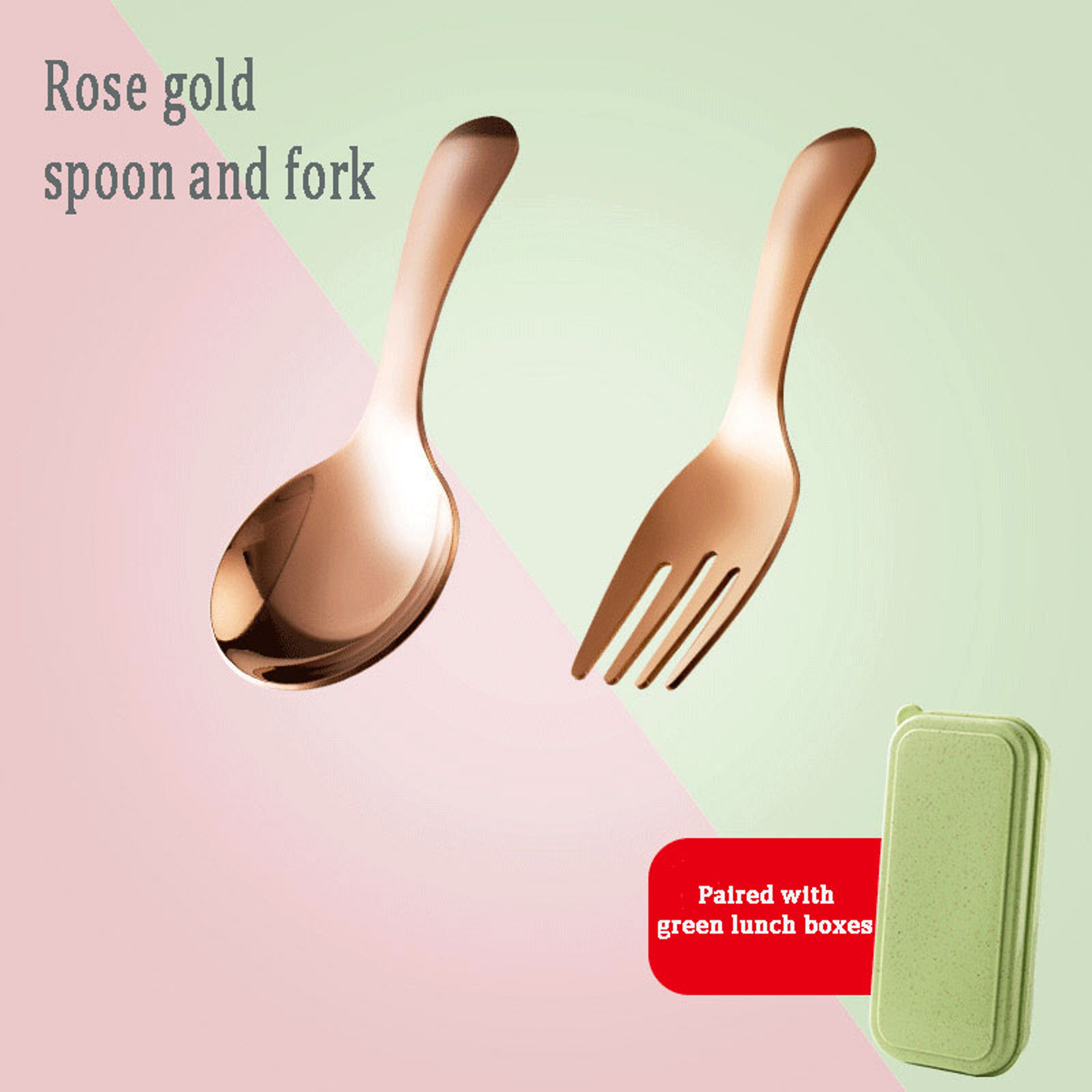 Portable Stainless Steel Tableware Set for Outdoor Tourism, Spoon and Fork Combo for Kids, Travel, Picnic – view 11