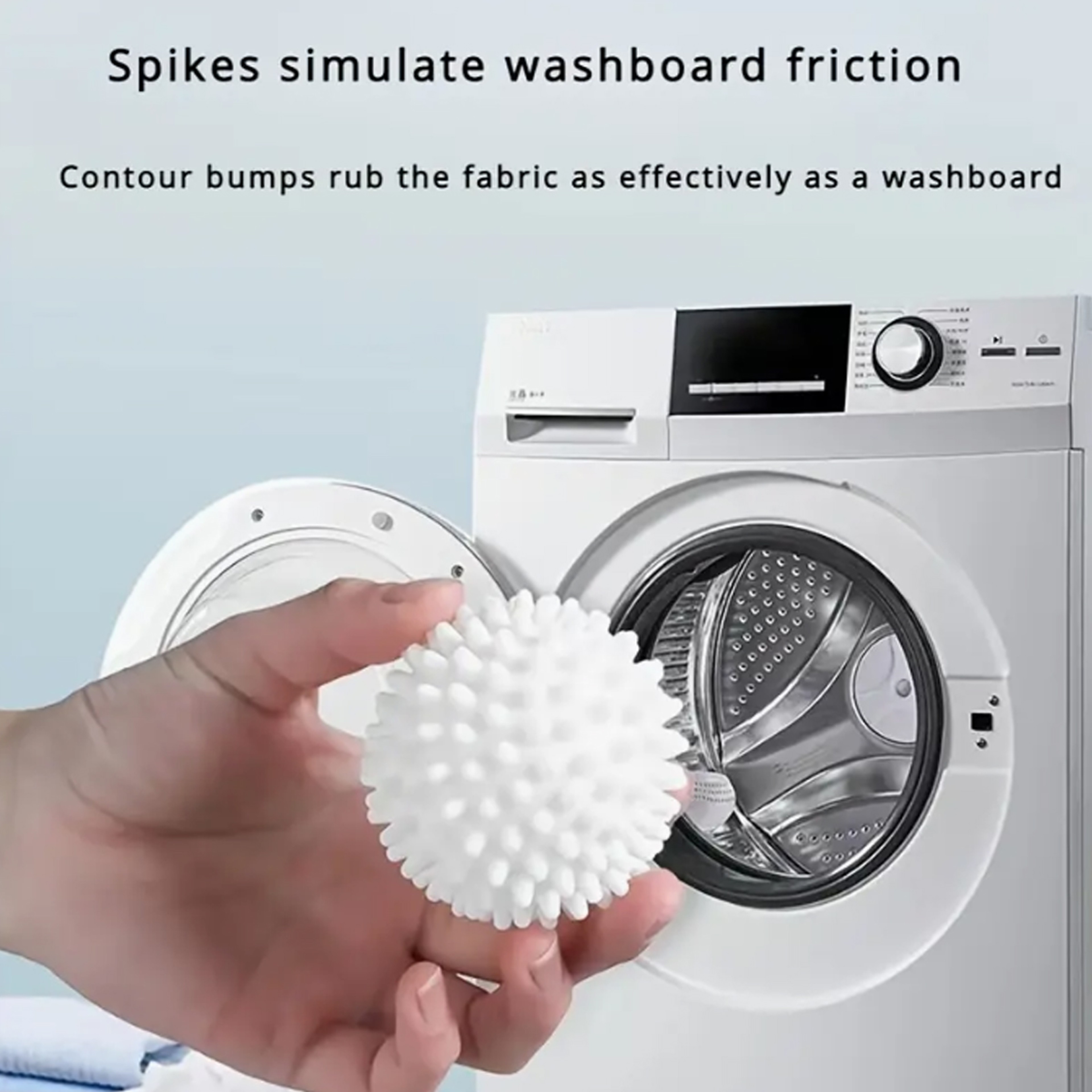 Washing Machine Laundry Balls, Reusable Hair Removal Tool for Dirt, Lint & Fur, Anti-Tangle Laundry Ball for Cleaner – view 5