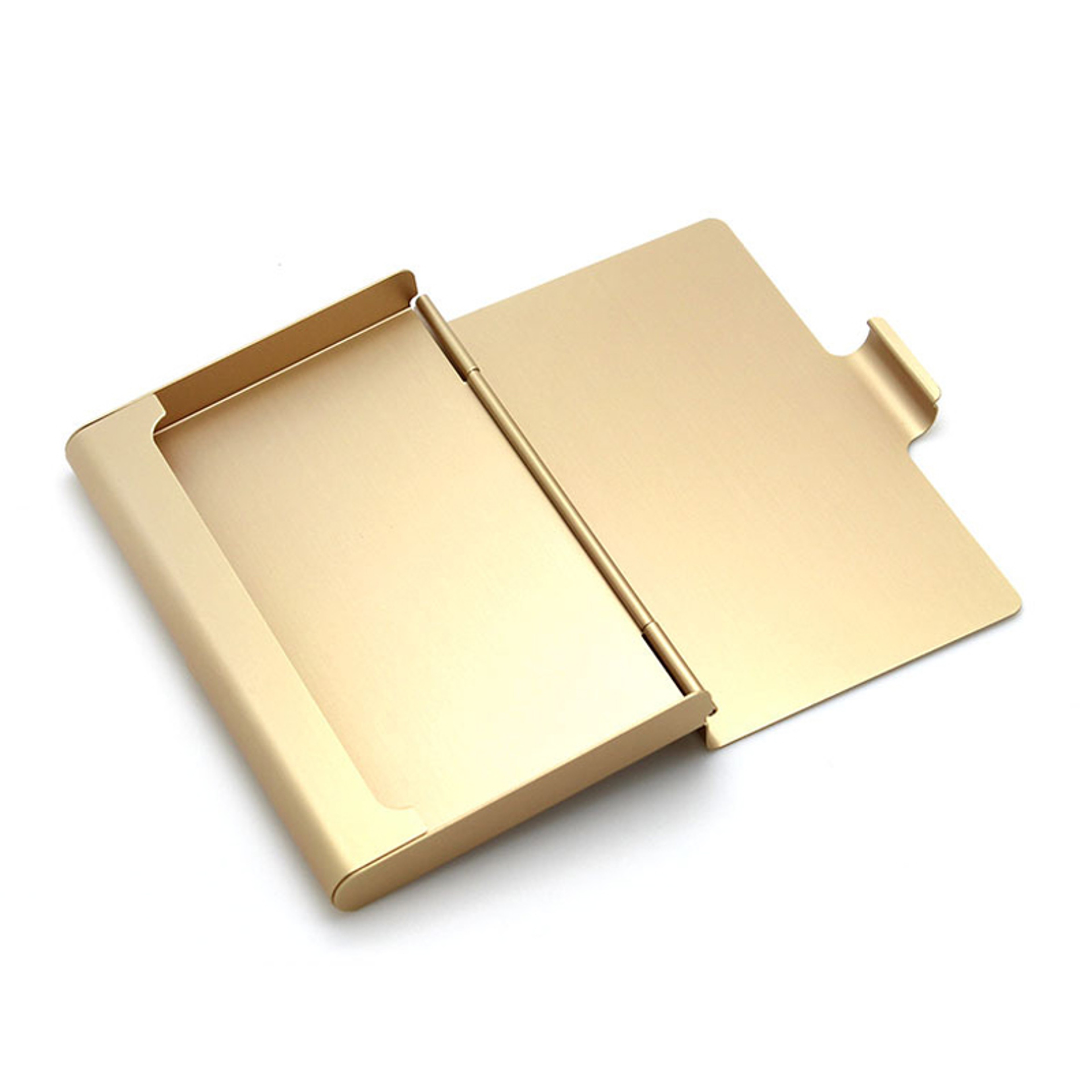 Aluminum Alloy Business Card Case, Metal Name Card Holder & ID Wallet Credit Card Storage Box for Men – view 1