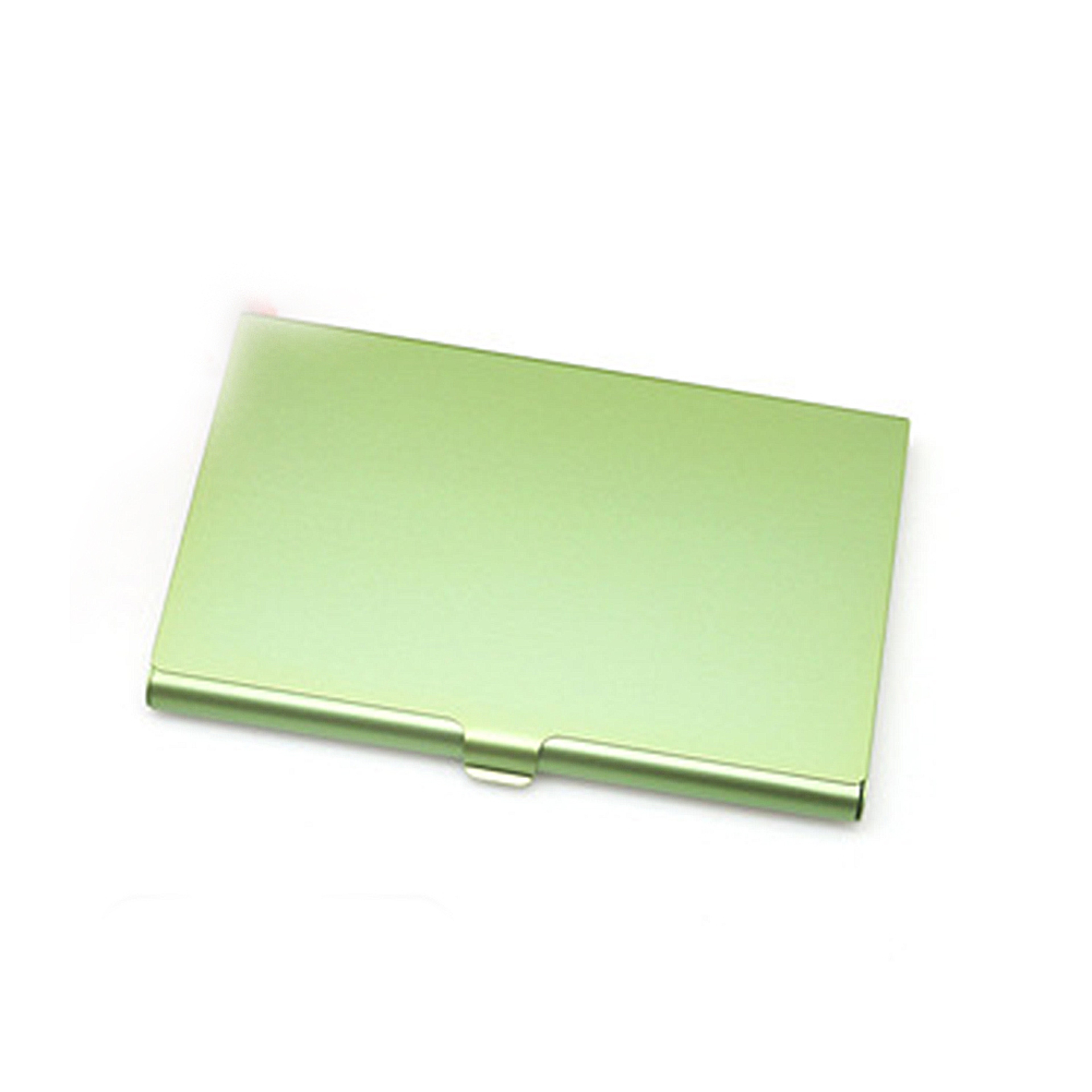 Aluminum Alloy Business Card Case, Metal Name Card Holder & ID Wallet Credit Card Storage Box for Men – view 19