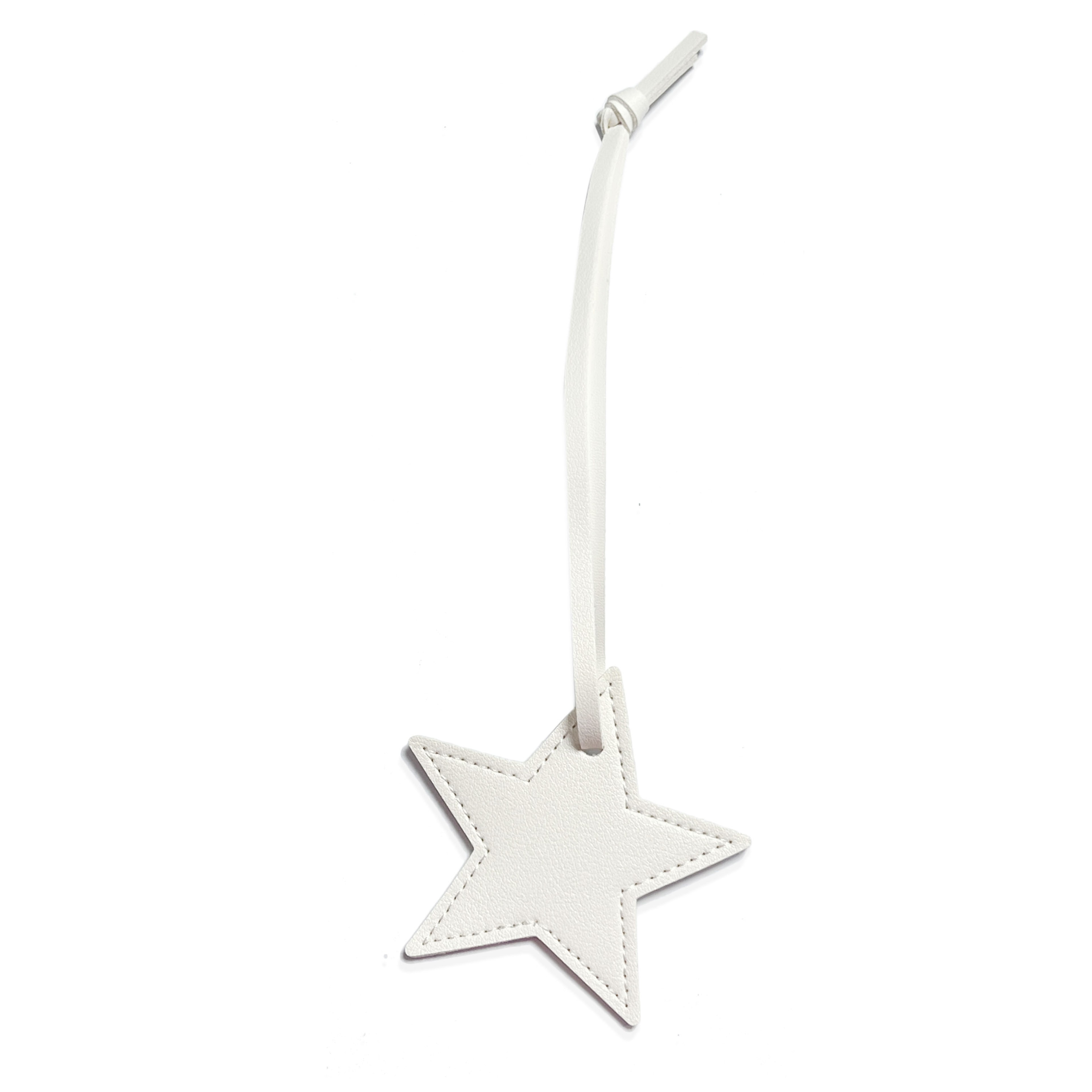 Personalized Leather Star Keychain with Free Custom Initials, Five-Pointed Star Pendant for Car Keys & Bag Accessories – view 8