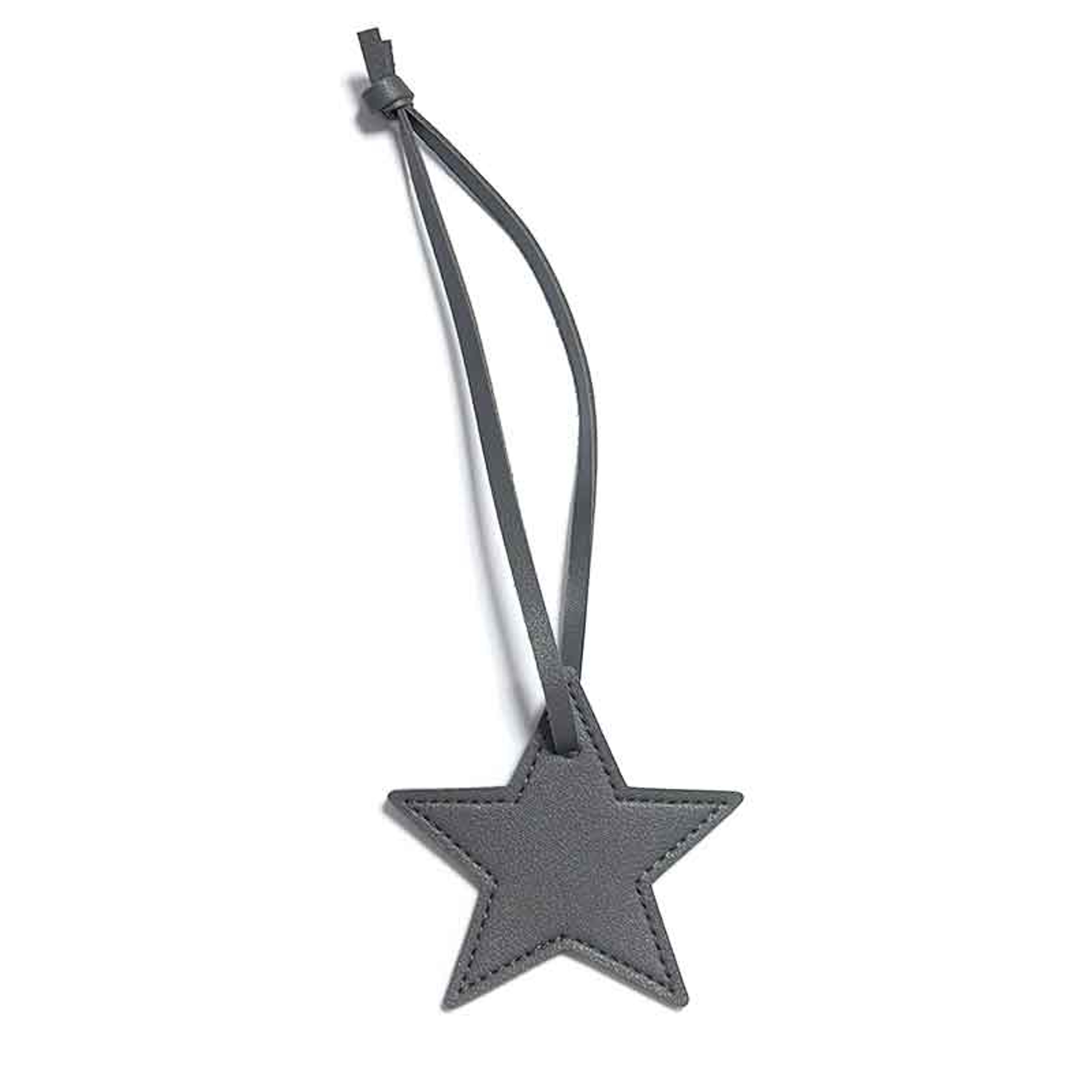 Personalized Leather Star Keychain with Free Custom Initials, Five-Pointed Star Pendant for Car Keys & Bag Accessories – view 9