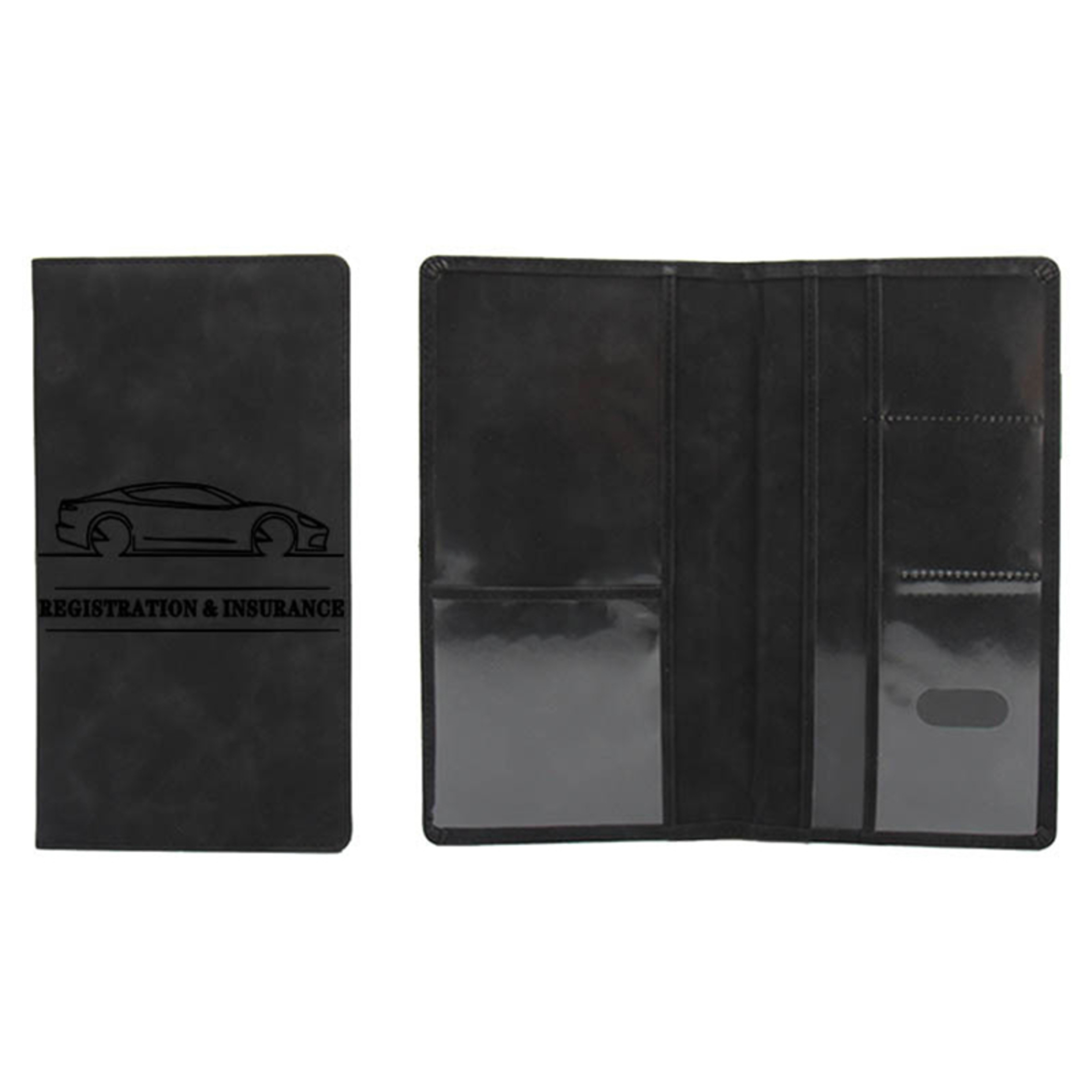PU Leather Car Registration Insurance Holder for Men, Auto Document Organizer Bag, Driving License Cover & Credit Card – view 9