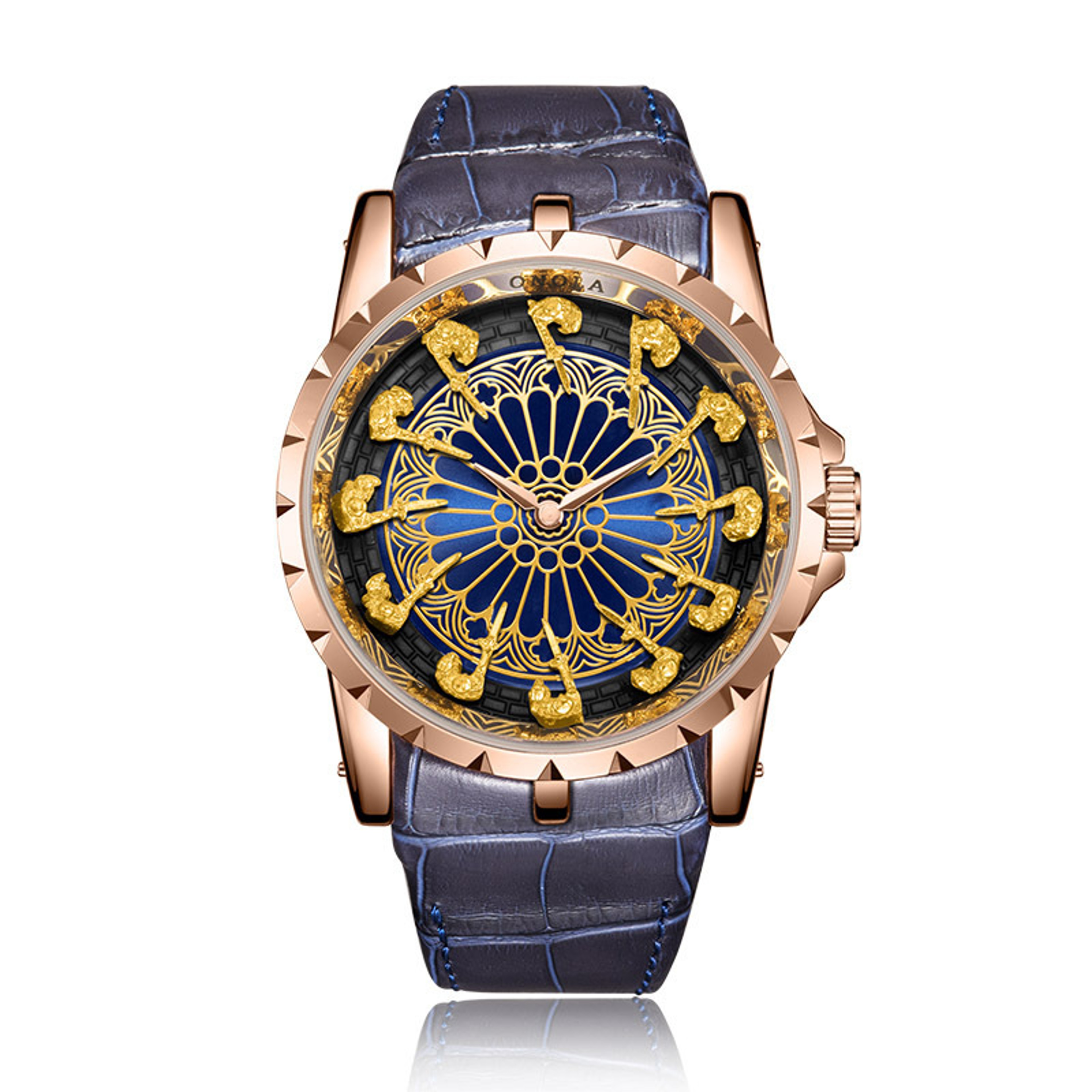 Medieval Style Men Waterproof Quartz Watch, Twelve Knight Design, Classic Gift for Him, Luxury Retro Timepieces – view 13