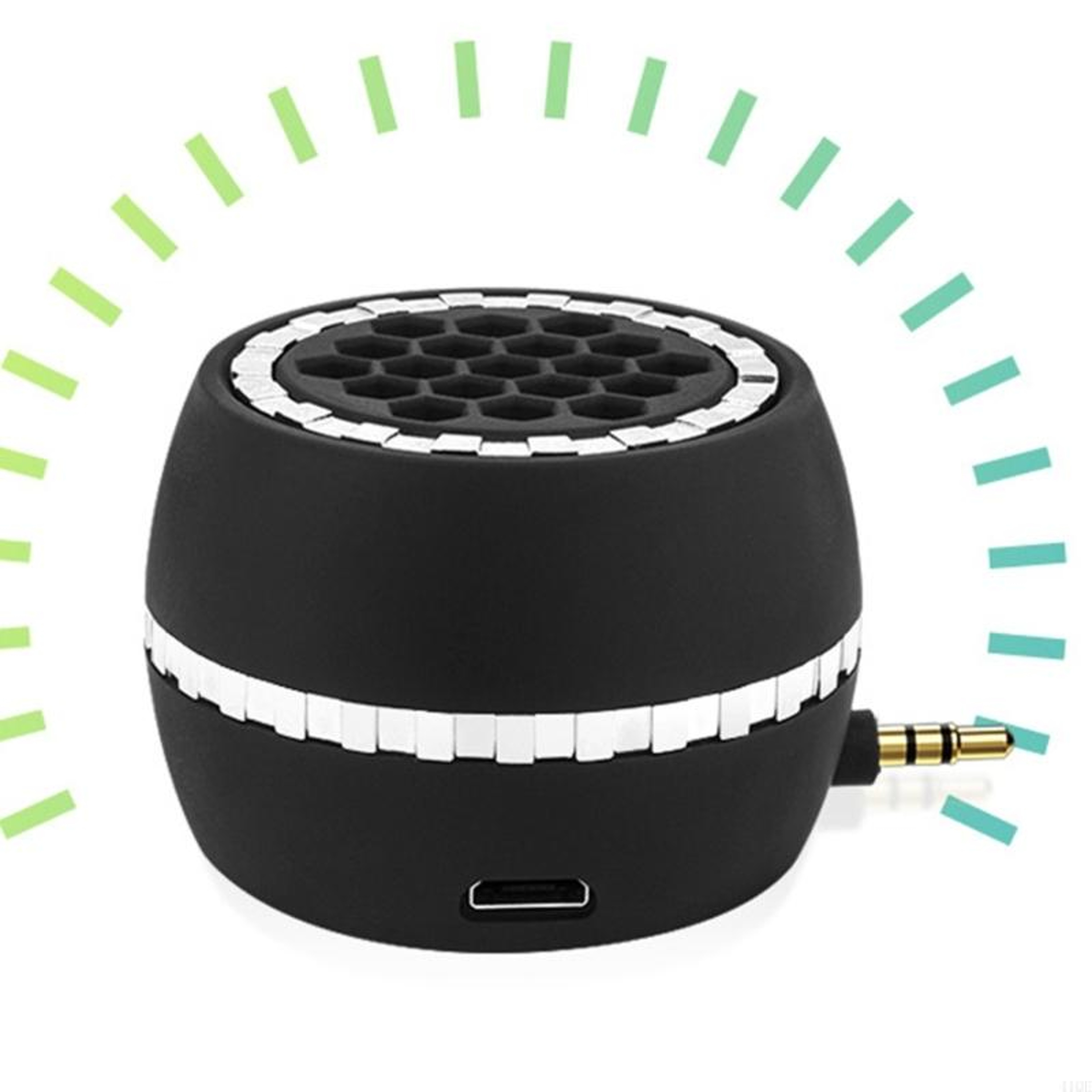 Mini Sound Box New 3.5mm Portable Speaker for Smartphone, Tablet, Laptop, Travel Audio Accessory with Clear Bass – view 3