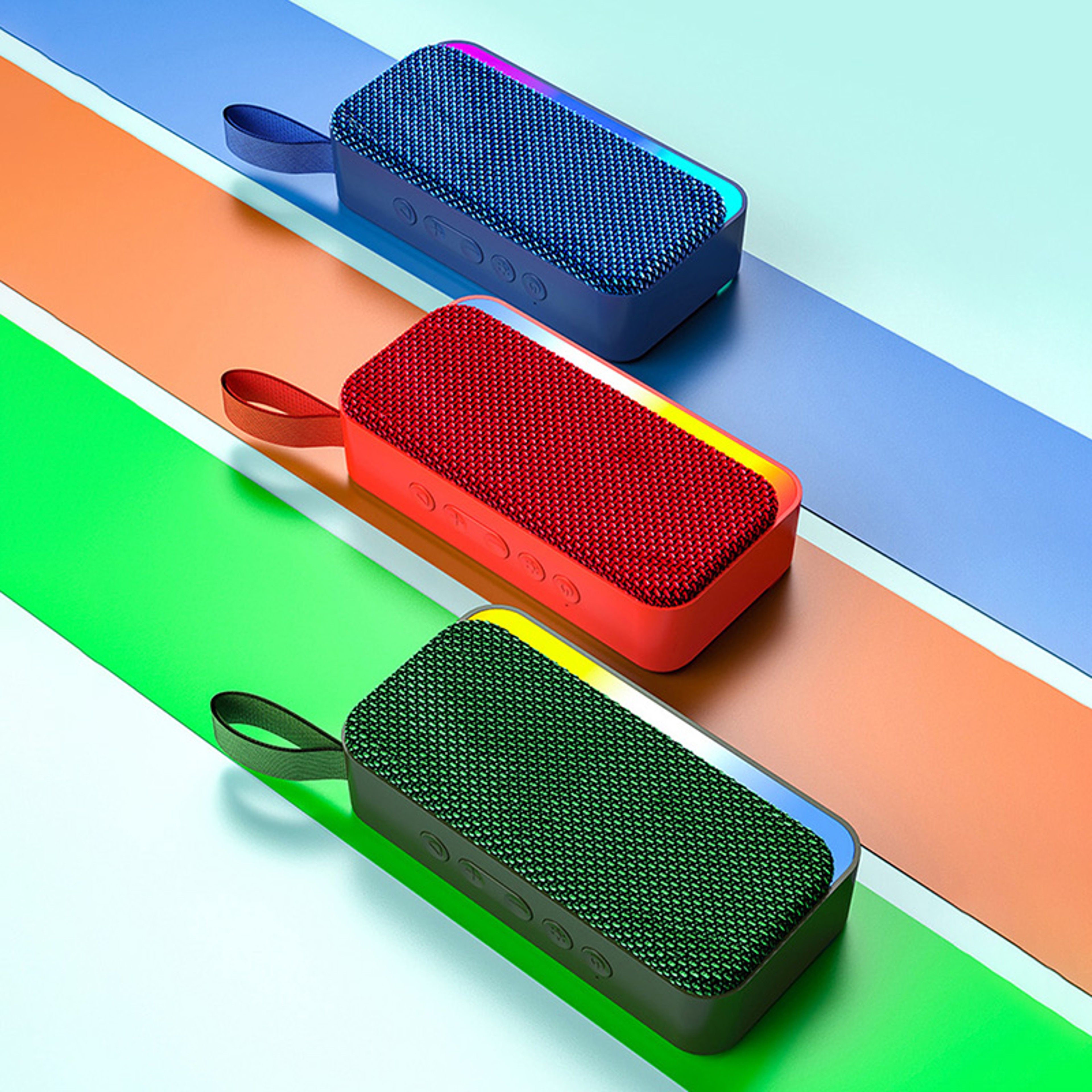 Portable Xiaomi Bluetooth Speaker Wireless RGB Light, USB Flash Drive, Card Insertion, Small Fabric Gift Speaker – view 5