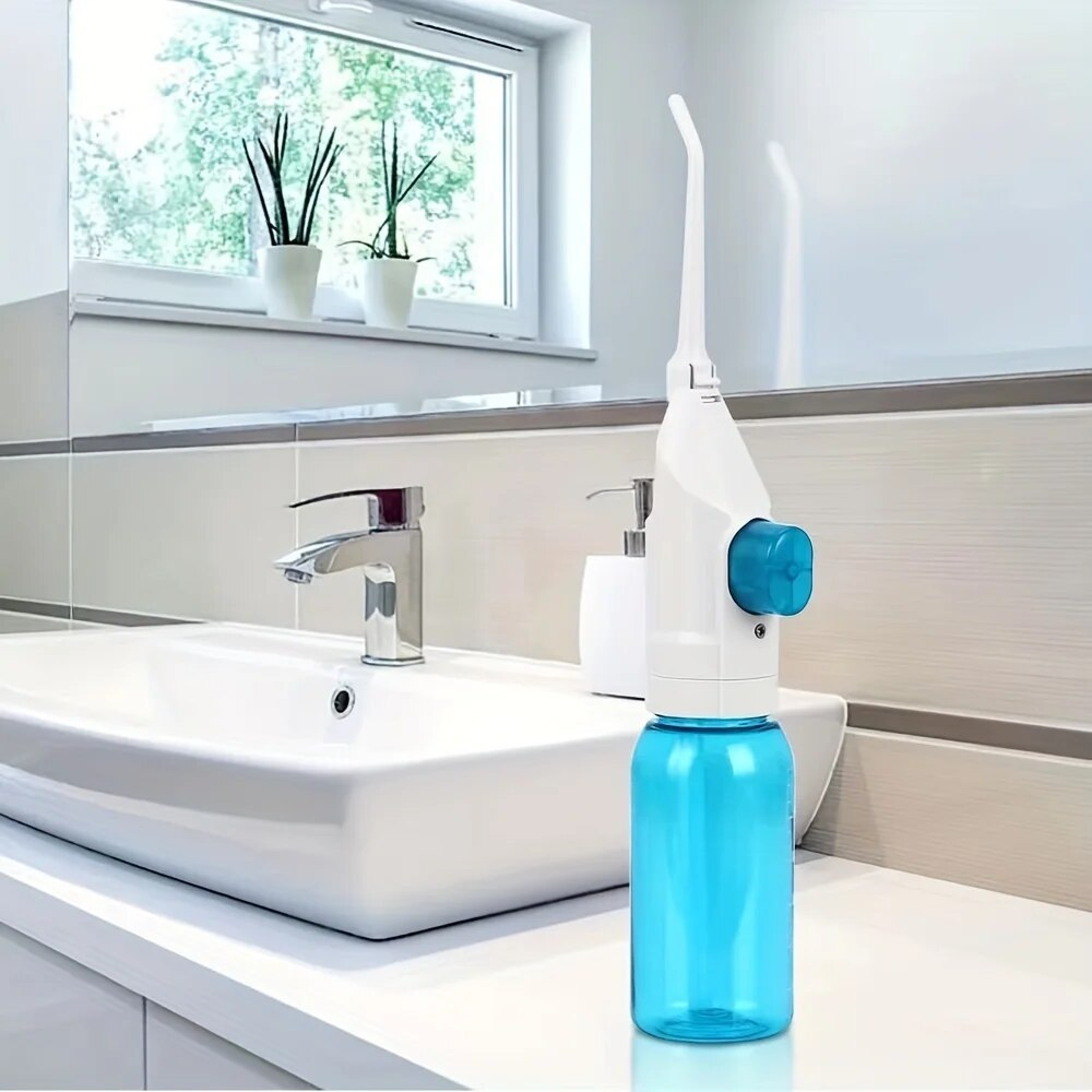 Portable Teeth Clean Water Dental Floss, Household High Pressure Oral Irrigator, Manual High Pressure Water Toothpick – view 5