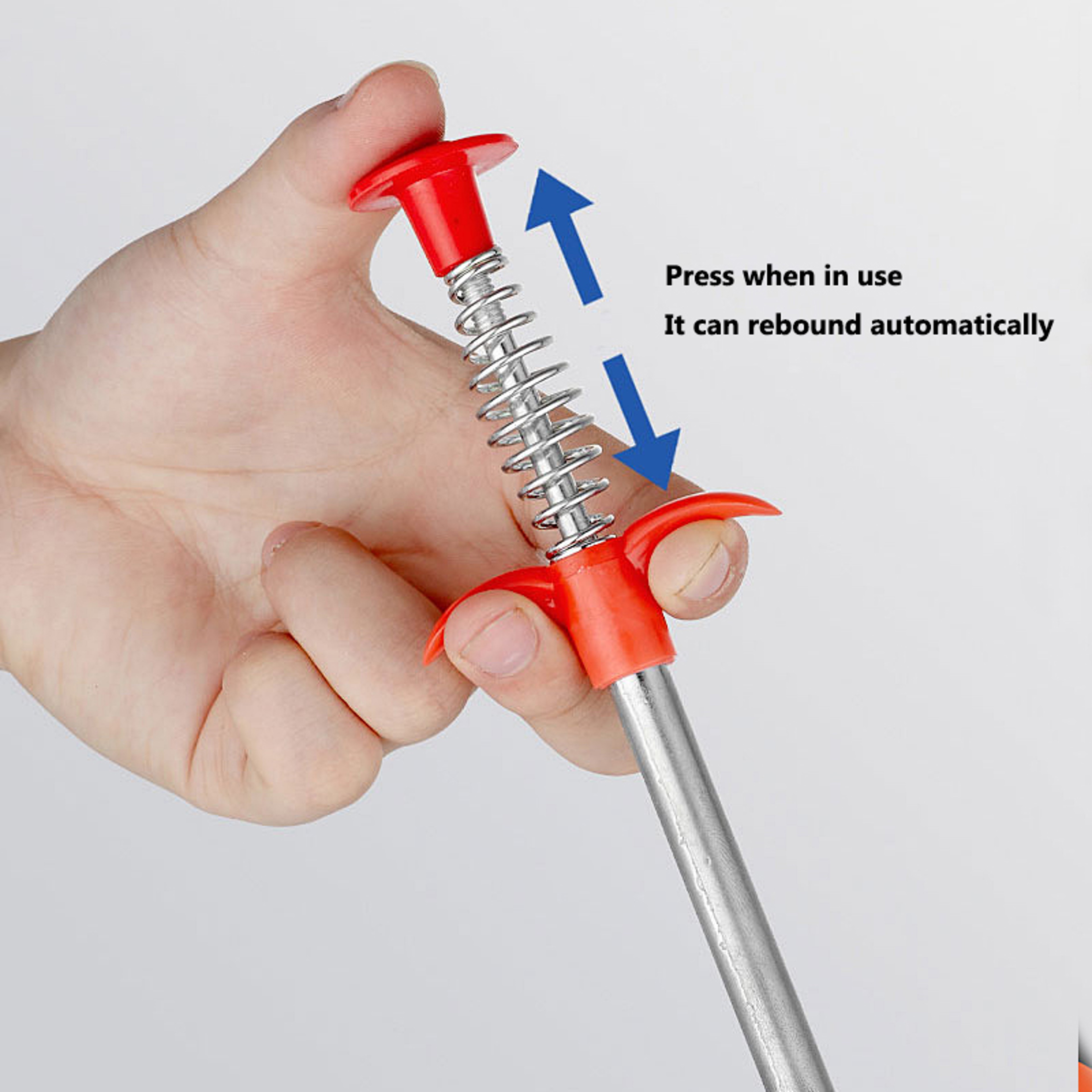 FlexReach Drain Snake Clog Remover Tool For Kitchen And Bathroom Drains 1