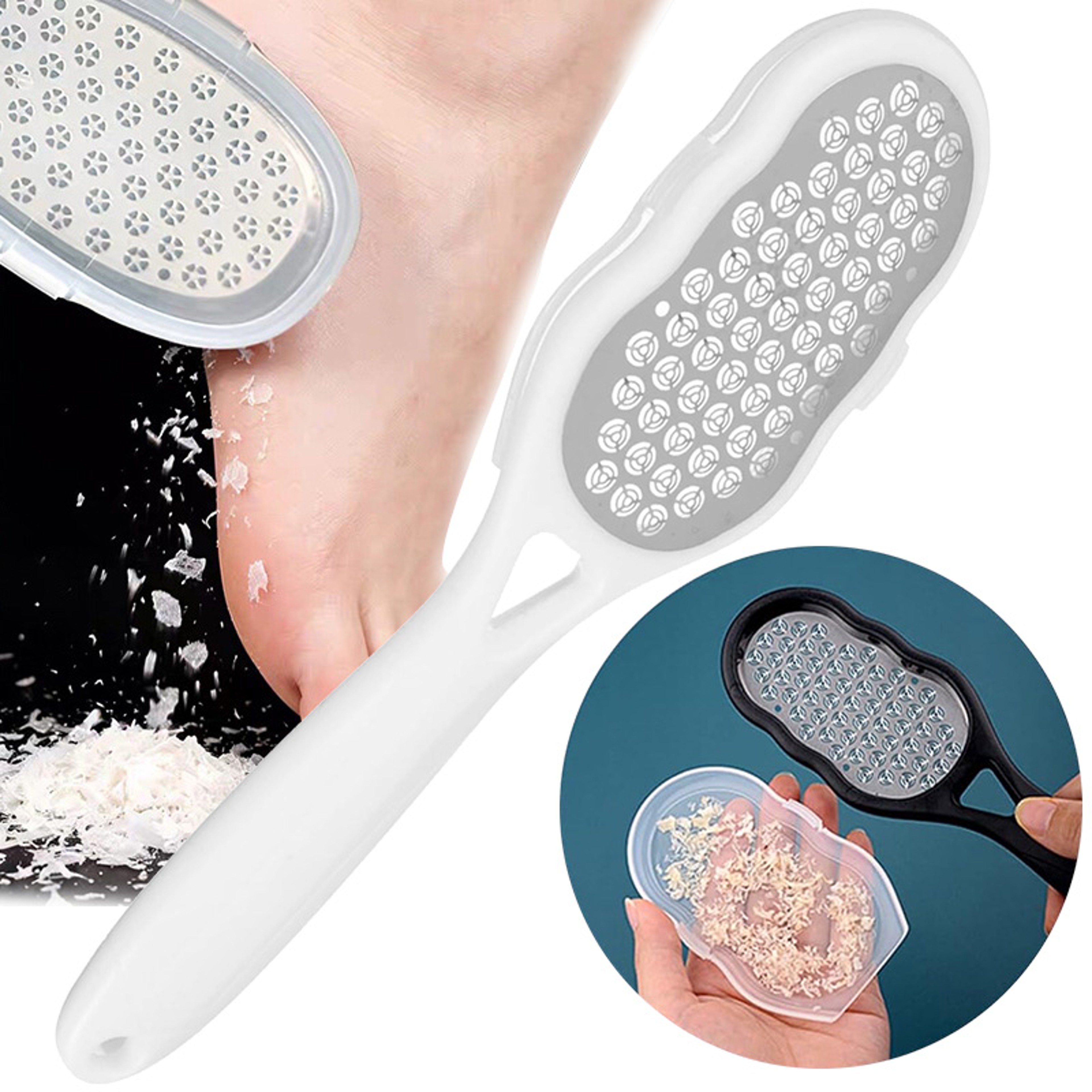SilkyStep Stainless Steel Callus Remover Foot File for Cracked Heels & Smooth Feet – view 7