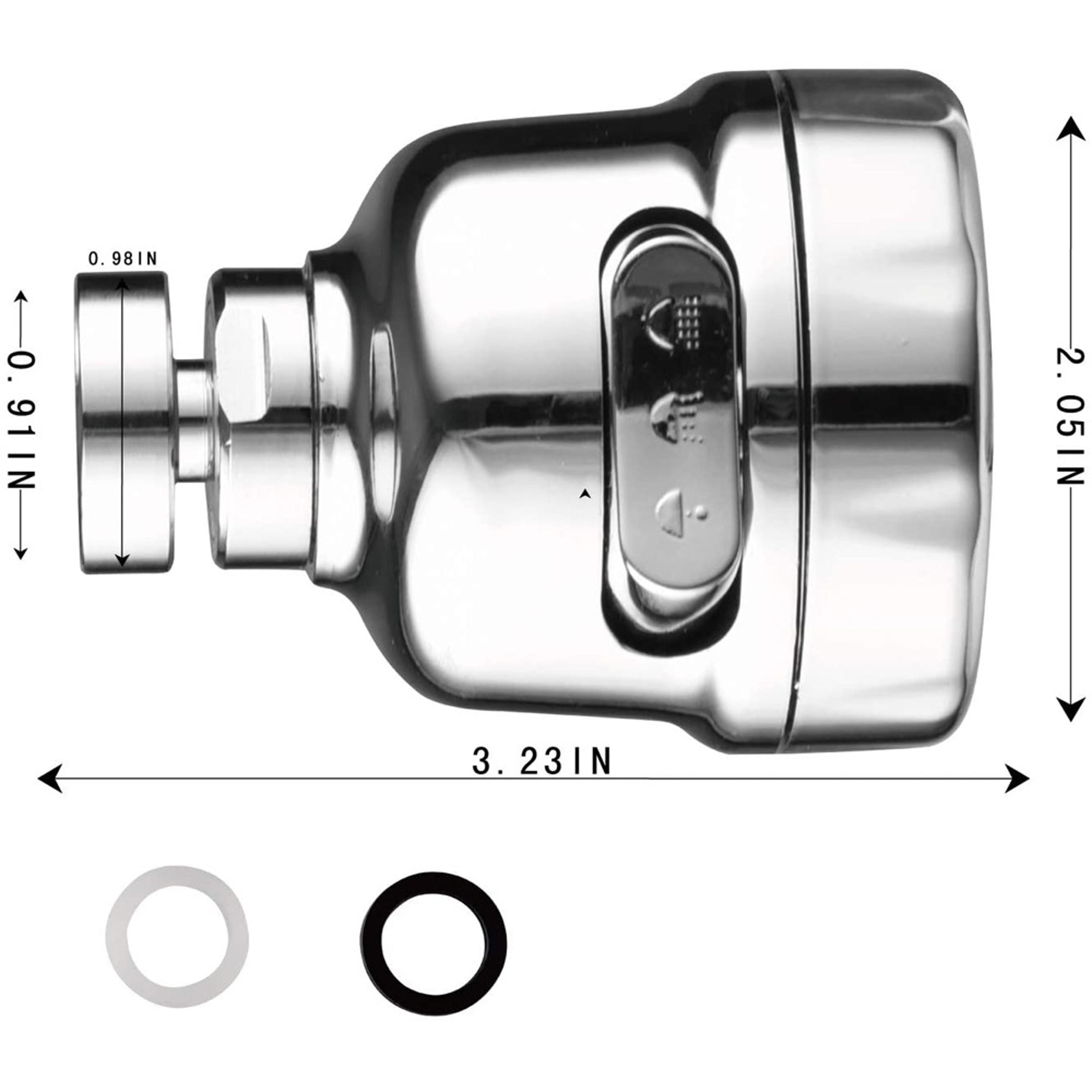 FlexFlow Swivel Faucet Aerator Dual Mode Kitchen Sink Sprayer Water Saver 2