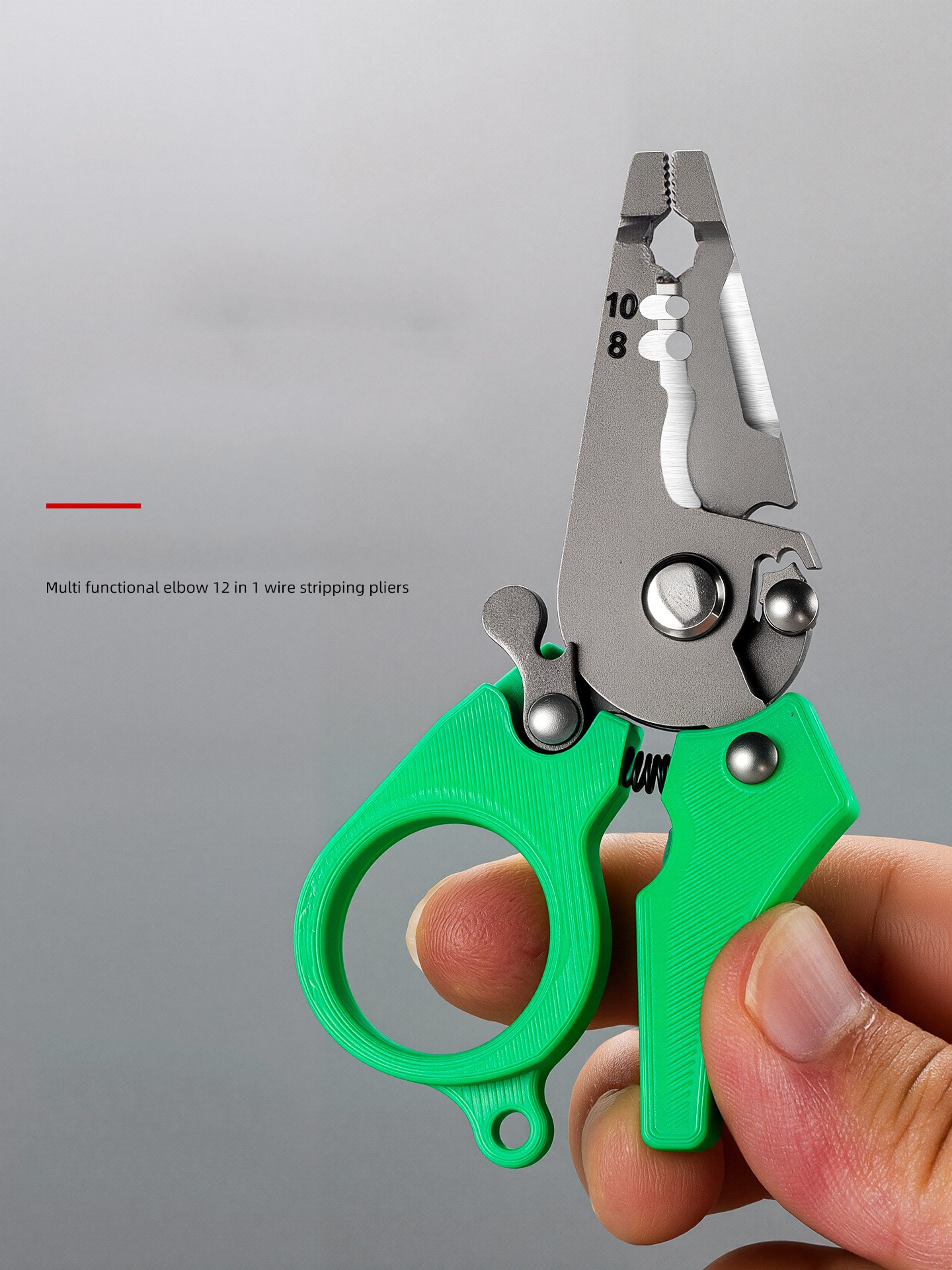 Pocket Size Mini Wire Stripper  Multifunction Electrician Pliers Cable Cutting Crimping  Stripping  2